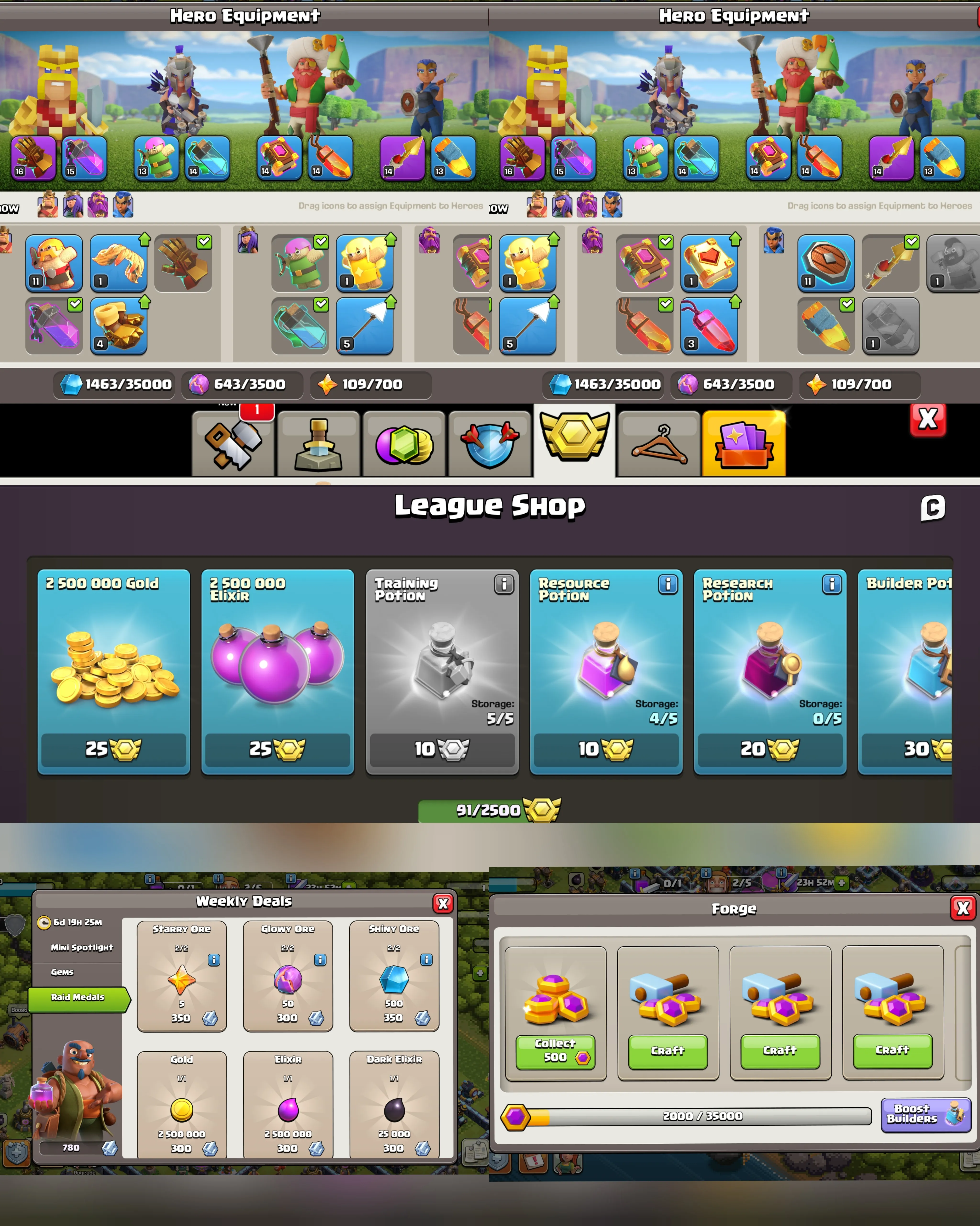 C081 TH13 PIXEL SCENERY - XP180 - 543 GEMS - CN 2000 GEMS - BK72 SKIN4 GG16 - AQ75 SKIN2 - GW50 SKIN PIRATE WARDEN