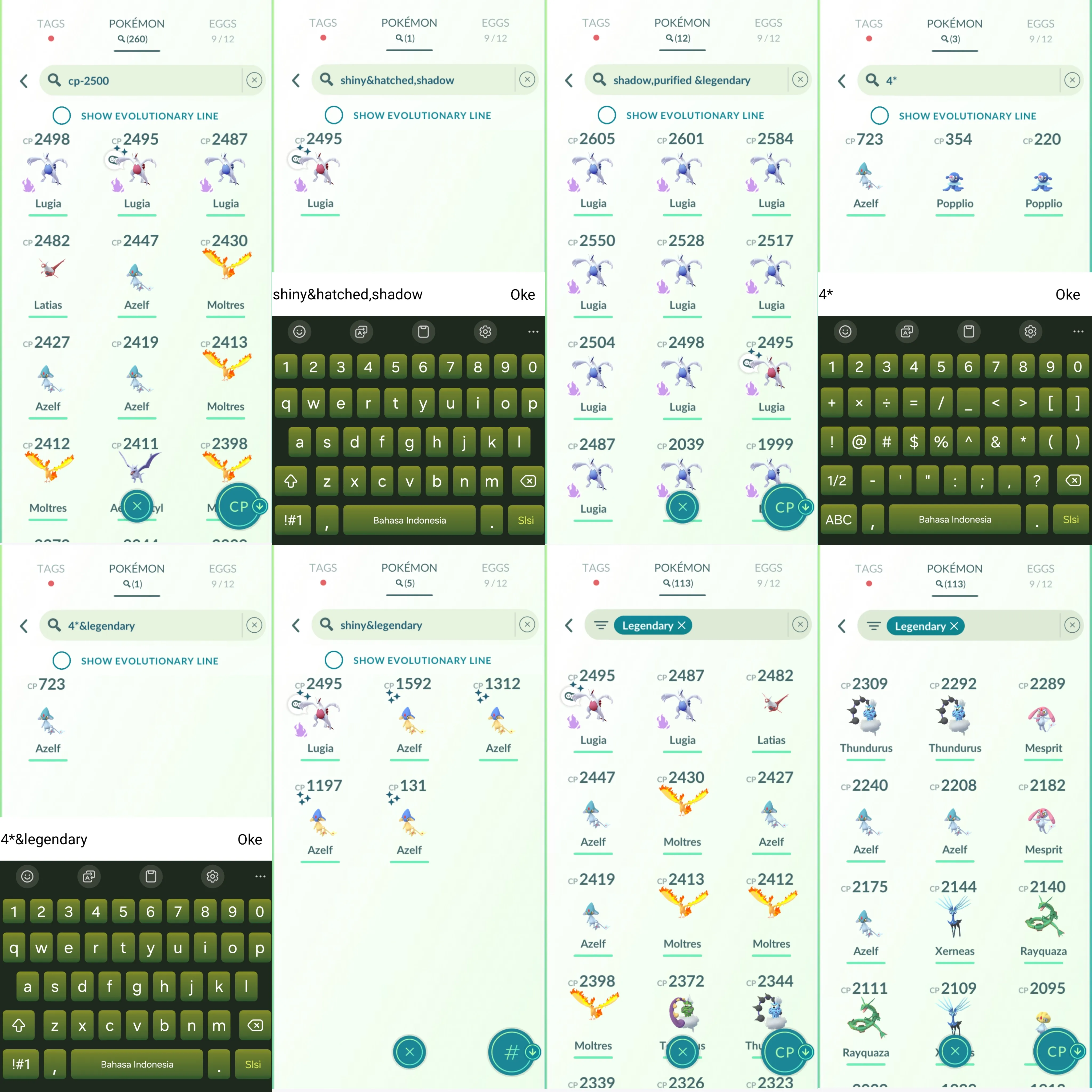 1255 LV40 Azelf100 SpBG Lapras+Ponyta Shinu: shadow lugia, mega Lucario, gastly, kabuto, Aerodactyl, azelf