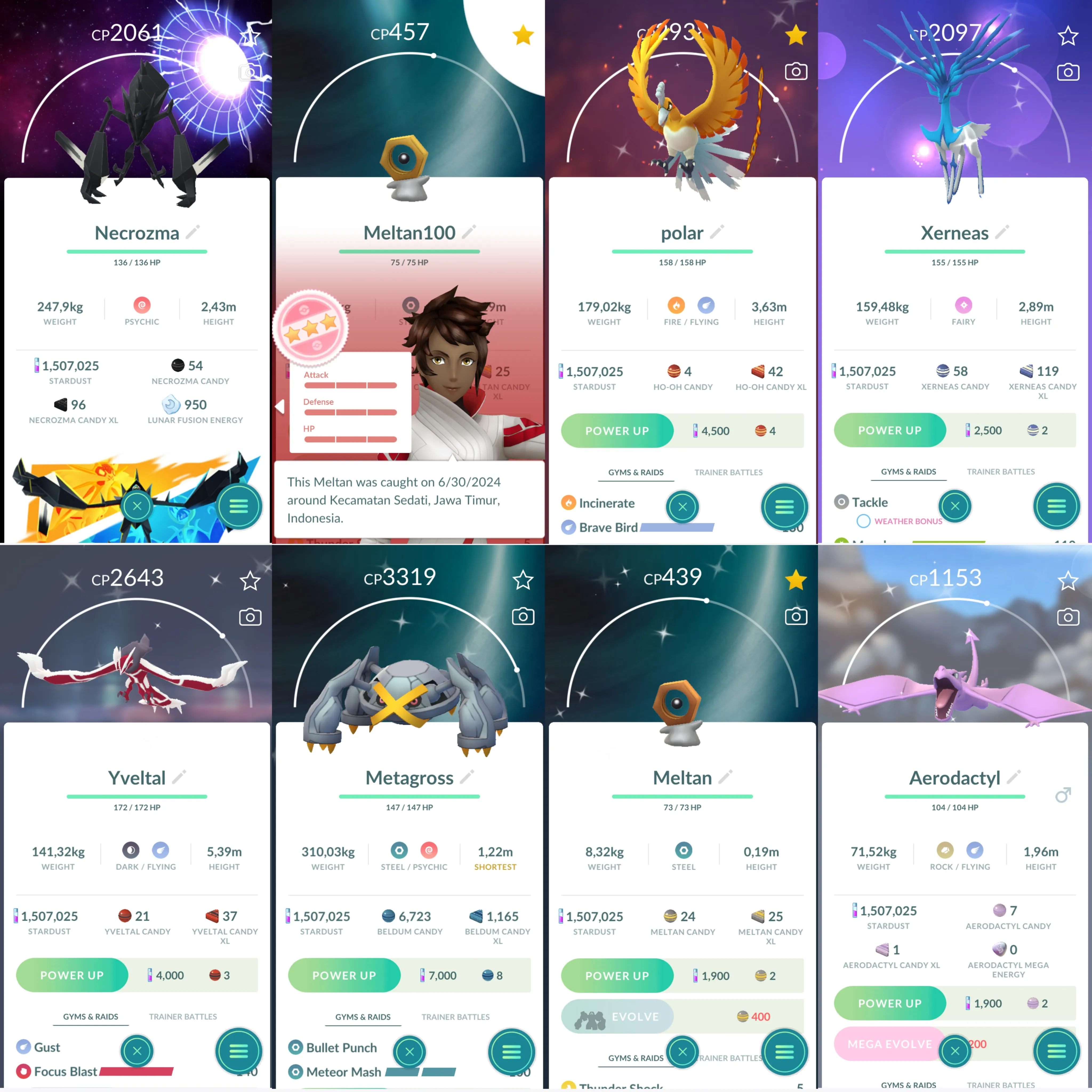 1267 LV41 Shundo Raikou Meltan100 Sp Bg: ponyta, necrozma Shiny: mega latias.shadow oh
