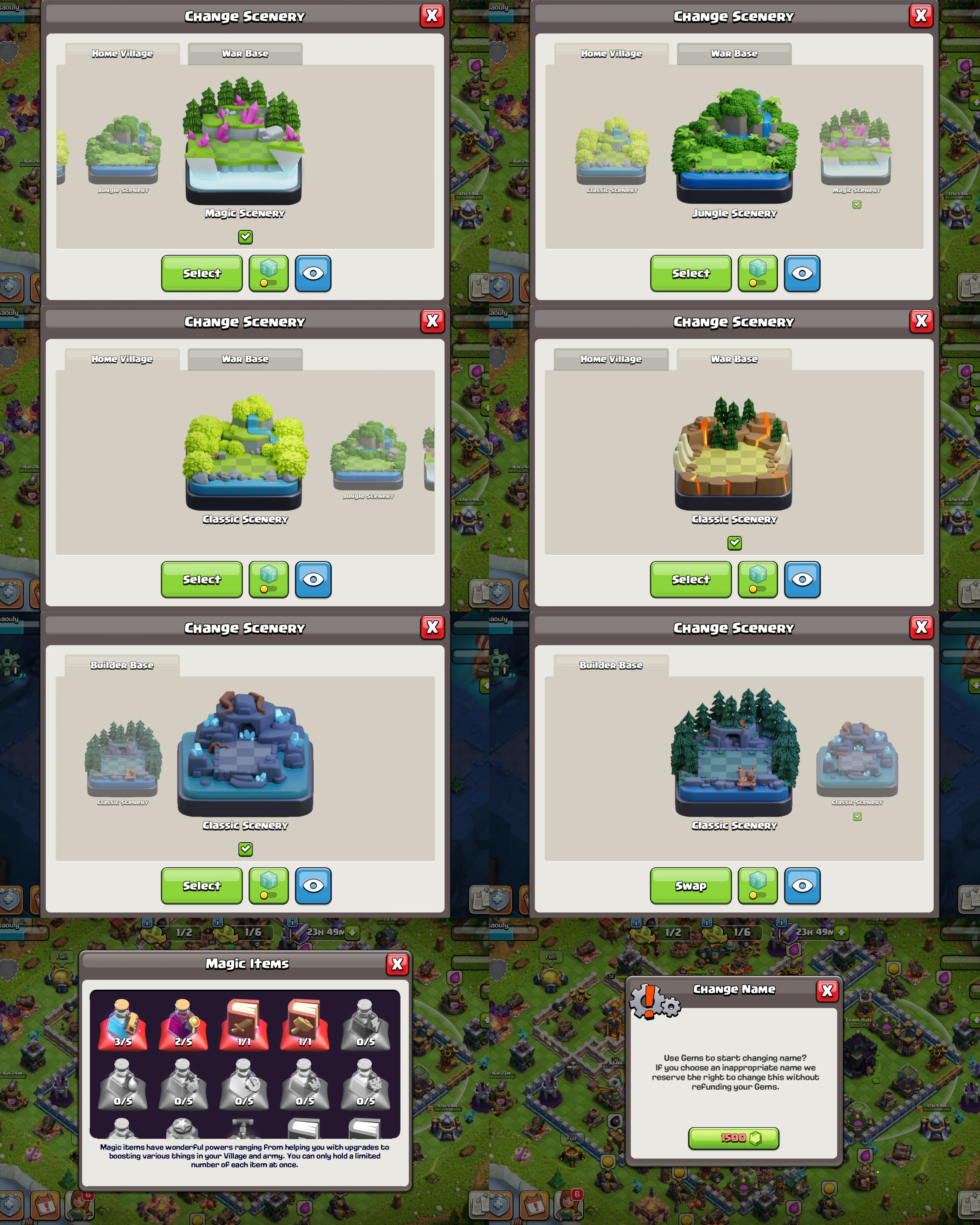 C090 TH15 SCENERY2 - XP172 - 31 GEMS - CN 1500 GEMS - BK51 SKIN SUPER SQUAD KING SB12 - AQ66 - GW38 FB16 - RC21 - BM21 - BC18