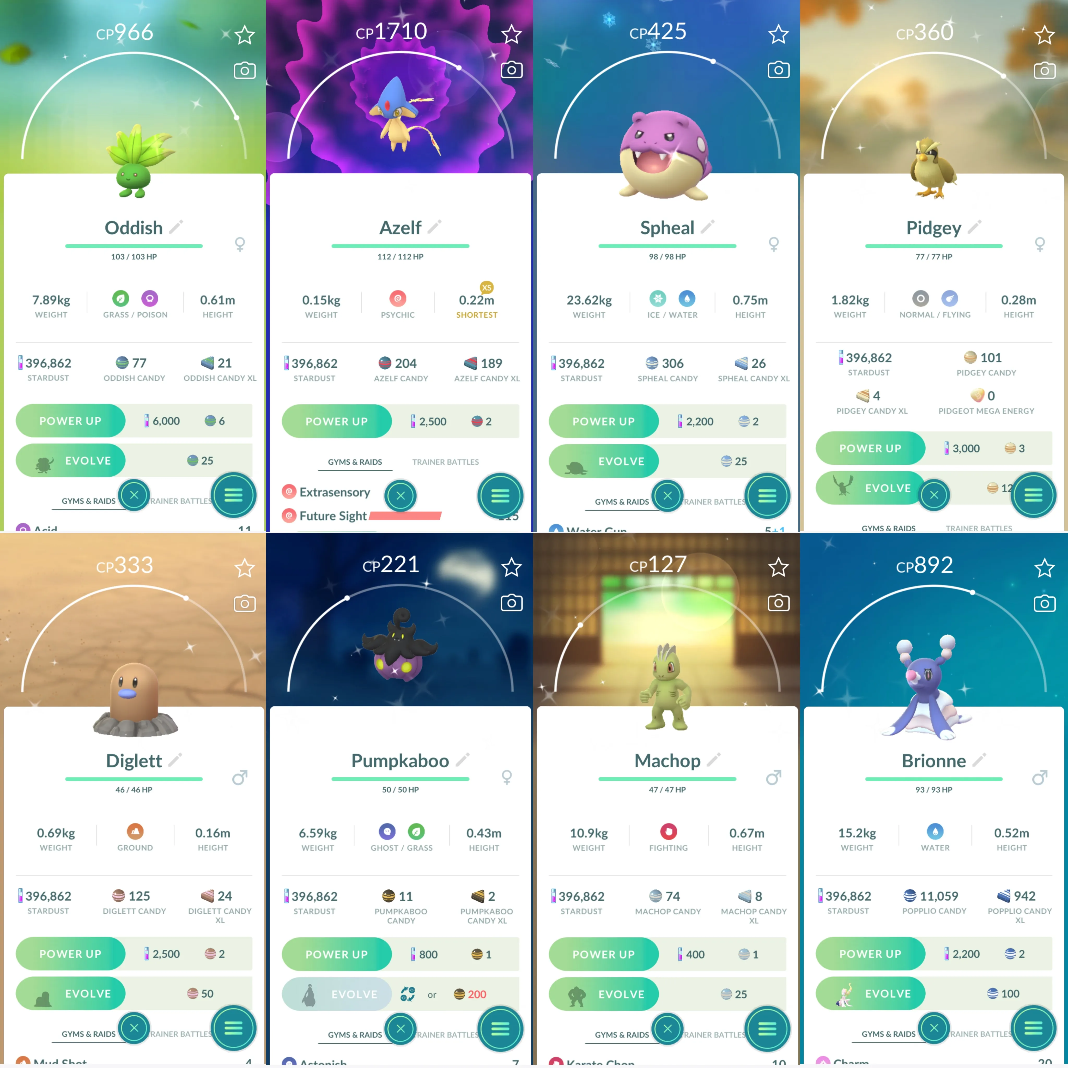 1399 LV40 Coin2306 Hitmonlee100 Primarina100 Shiny: groudon, uxie, azelf, zacian, primarina, shinx, Scyther, pidgey, oddish