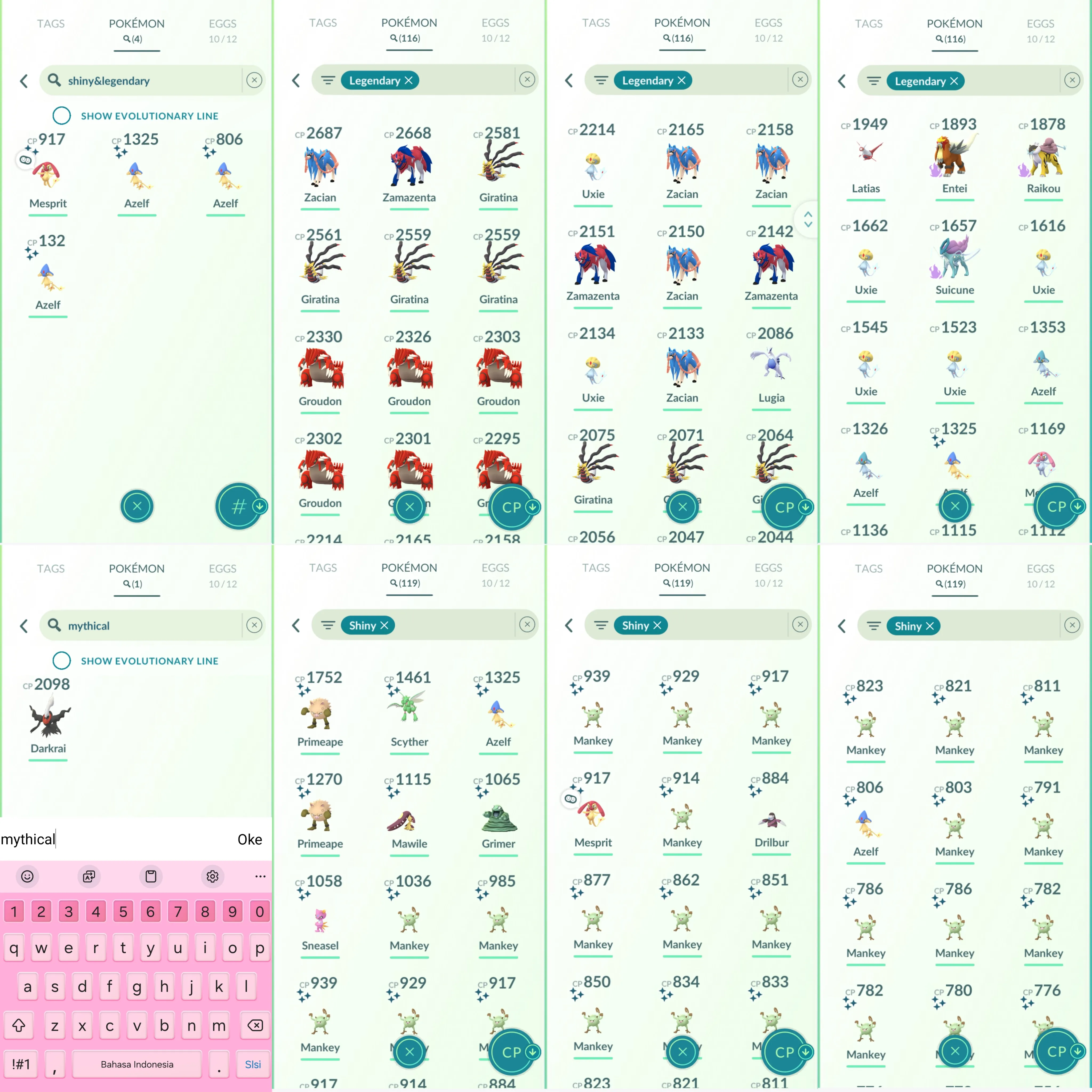 1407 LV40 Coin1150 GMax Gengar Shiny: azelf, mesprit, chansey, scyther, primeape, mega mawile, sneasel, shuppet, drilbur