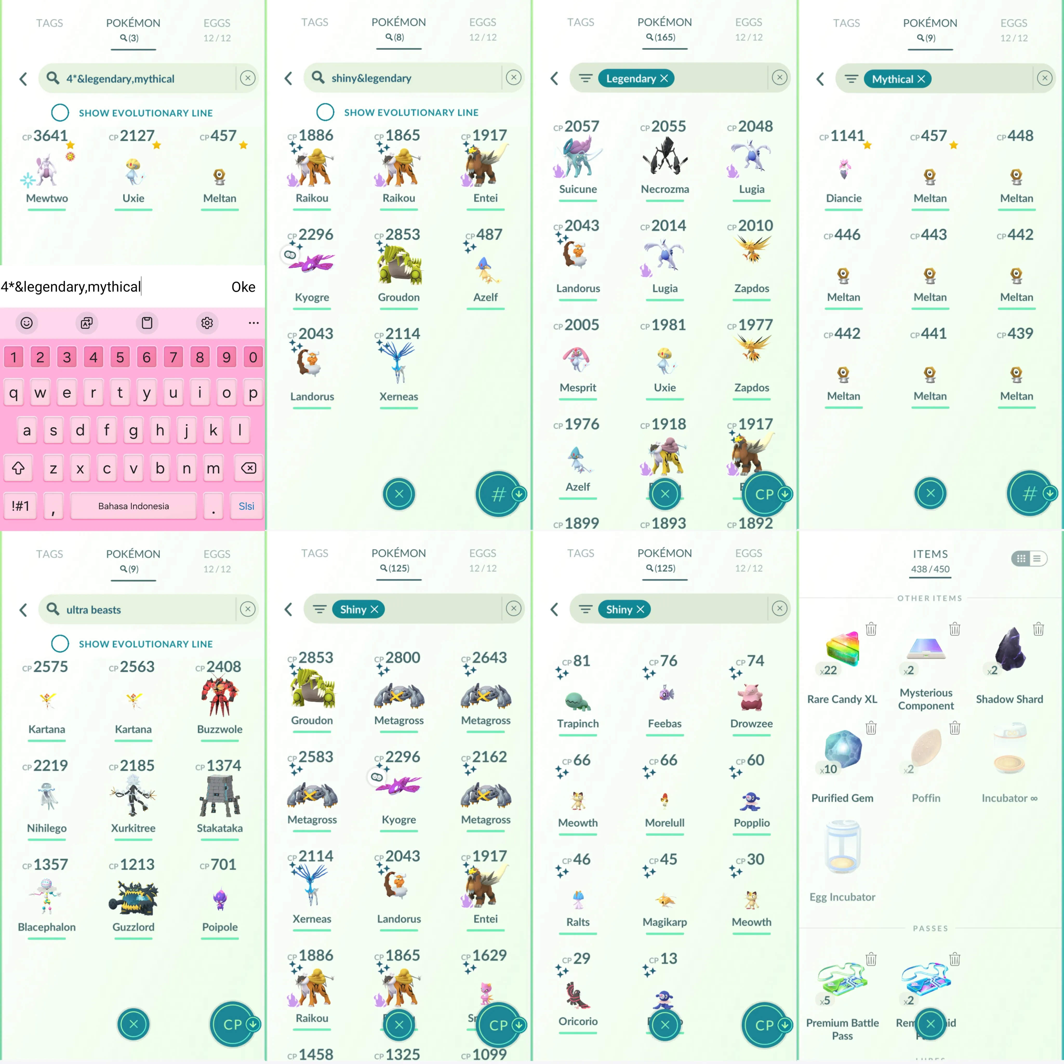1417 LV43 Mewtwo100 Meltan100 Coin1584 Hundo501 Galarian Articuno Pikachu T-Mobile Park Seattle Bg Diancie