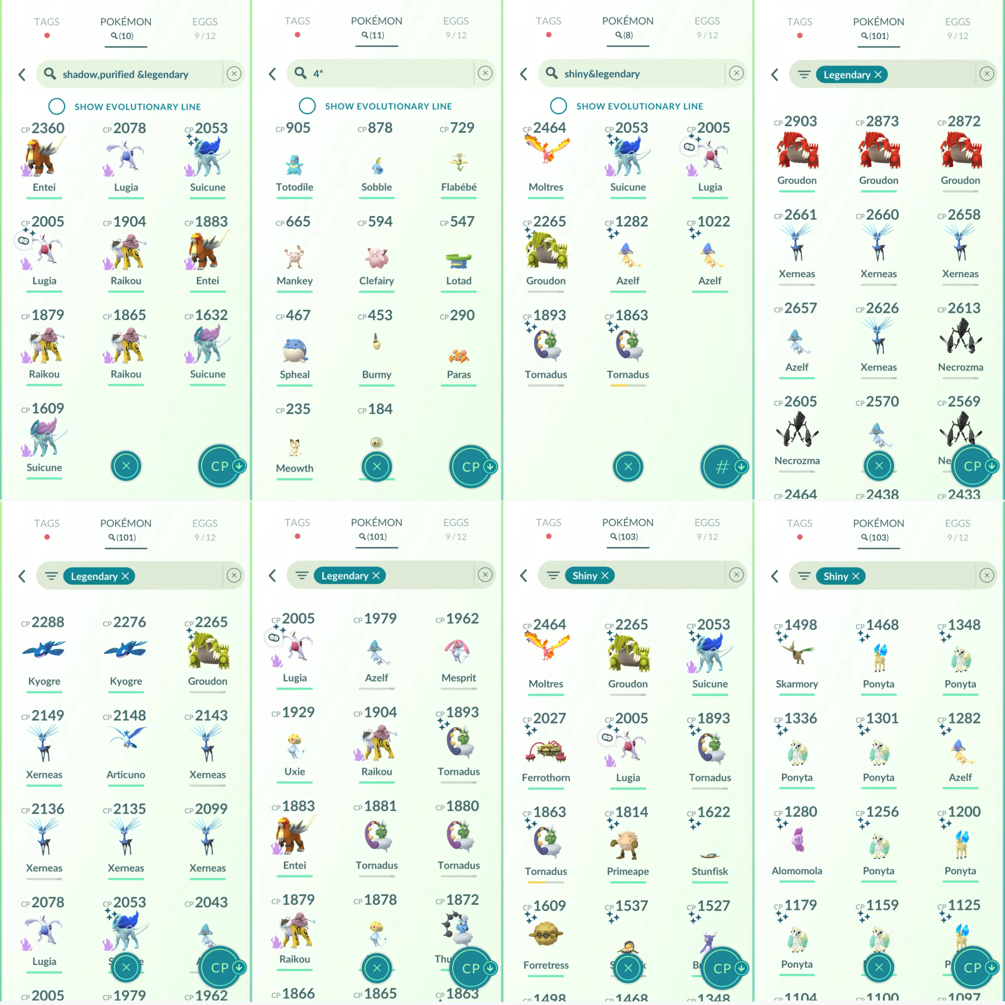 1428 LV40 RCandy134 Necrozma Bg Shiny: shadow Lugia, shadow suicune, eevee, moltres, groudon, tornadus, azelf, skarmory