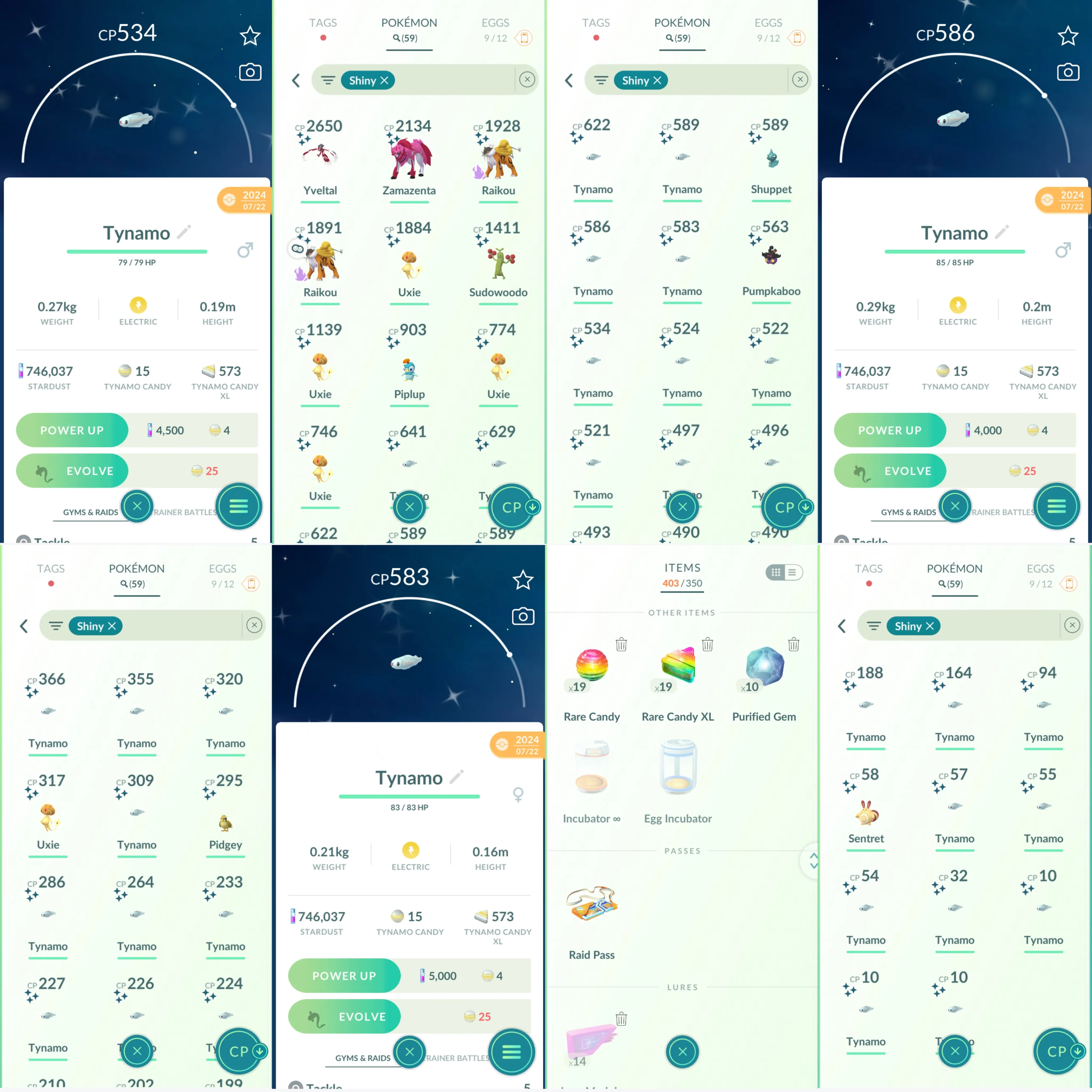 1460 LV40 Shiny: shadow raikou, yveltal, uxie, zamazenta, pumpkin Piplup, haloween pumpkaboo, sudowoodoo, sentret, uxie, shuppet