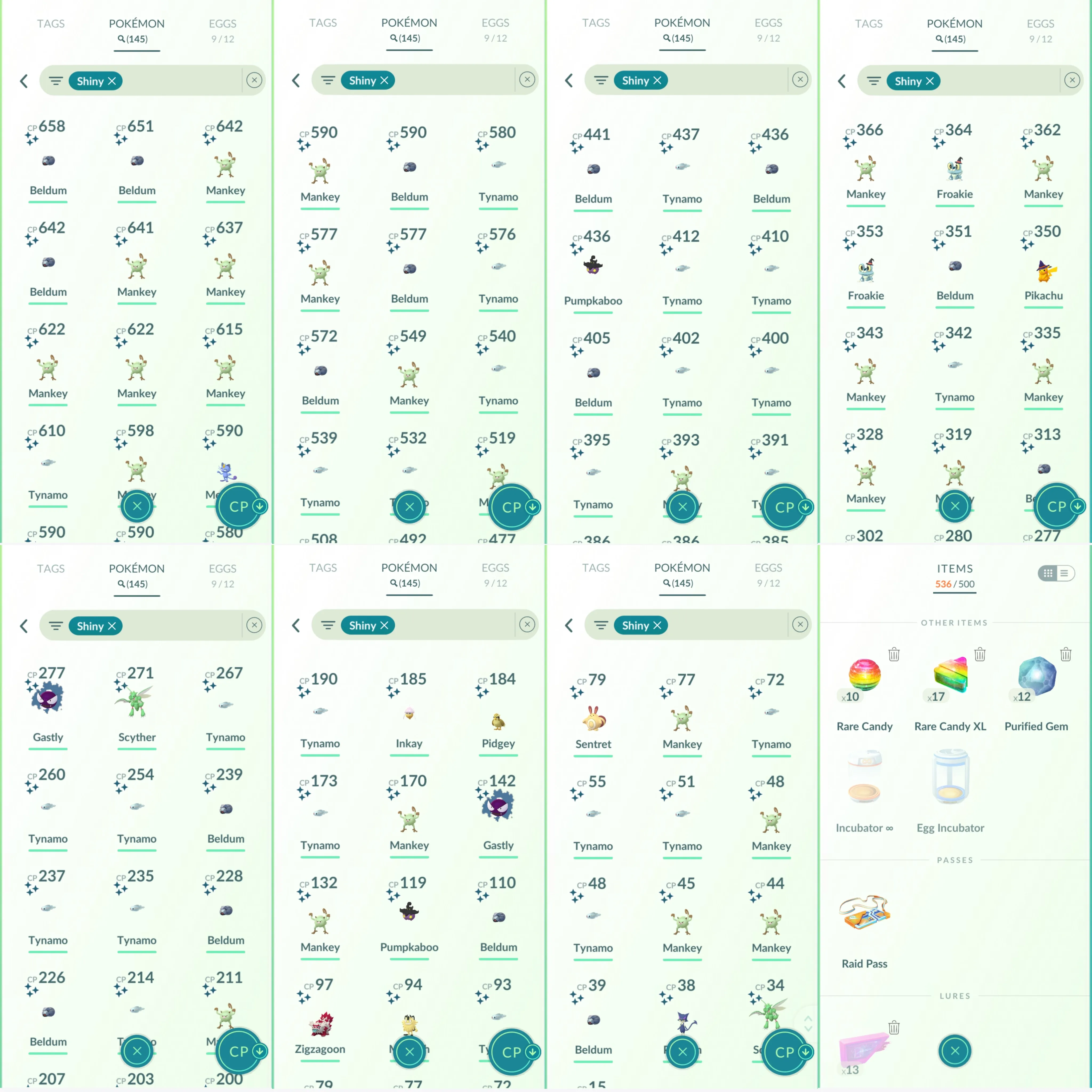 1462 LV40 Lugia100 Entei100 Shiny: metagross, beldum, gastly, pikachu Witch hat, Moltres, articuno, landorus, lugia, annihilape
