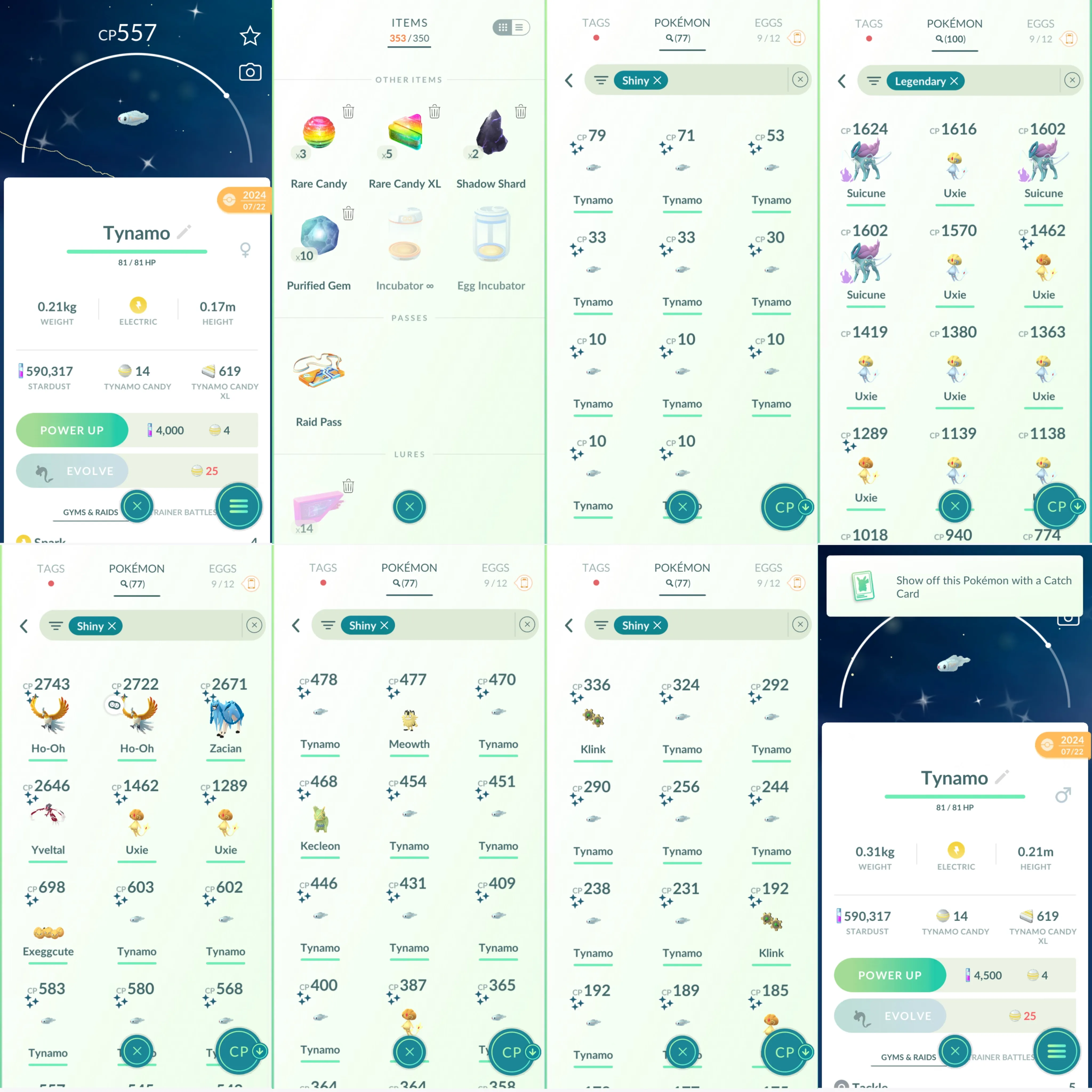1471 LV40 Shadow Raikou 100% Shiny: ho-oh, zacian, uxie, yveltal, kecleon, klink, galarian Meowth, uxie