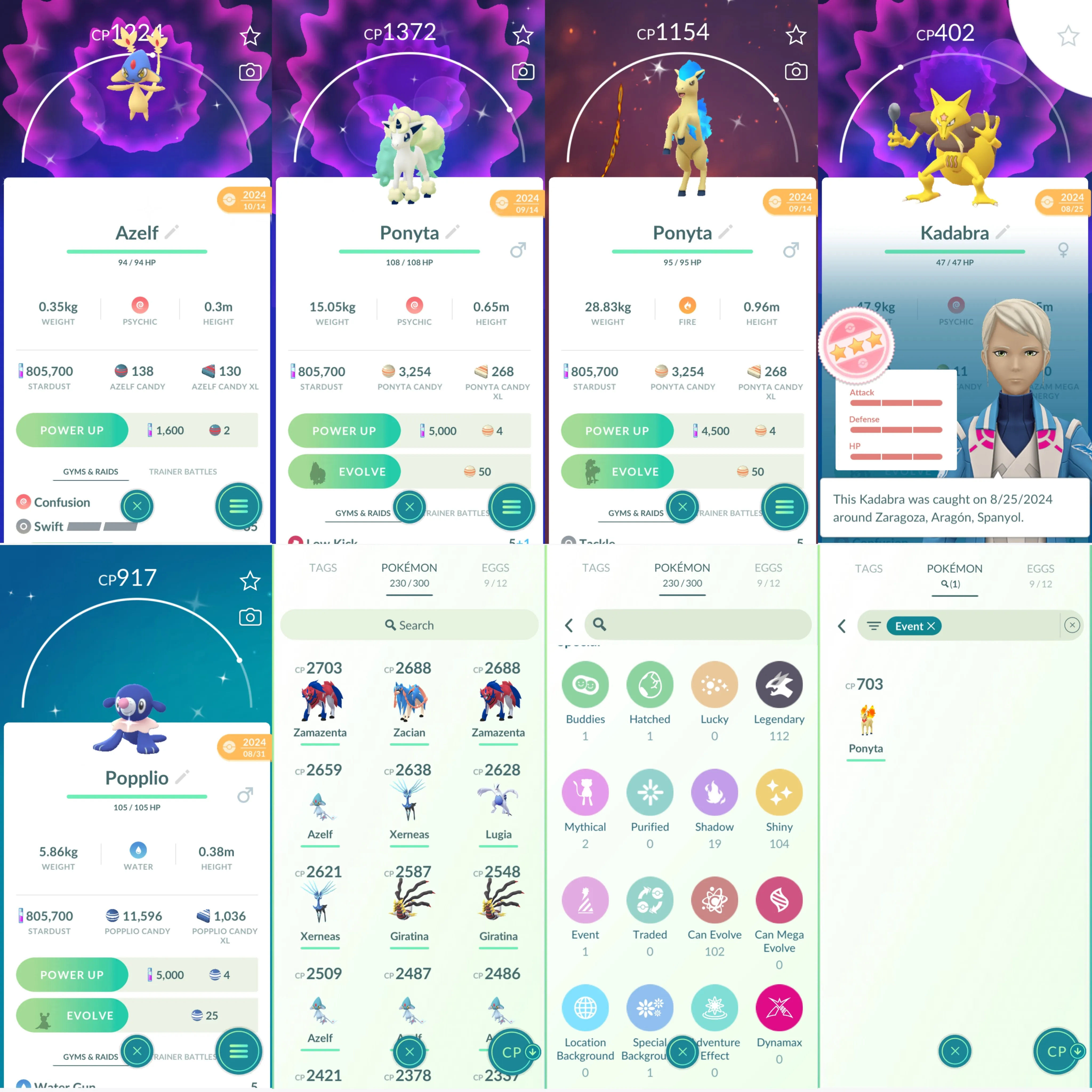 1481 LV40 RareCandy151 Shiny: groudon, xerneas, shadow raikou, azelf, togedemaru, Magnemite, Ponyta, galarian Ponyta, popplio