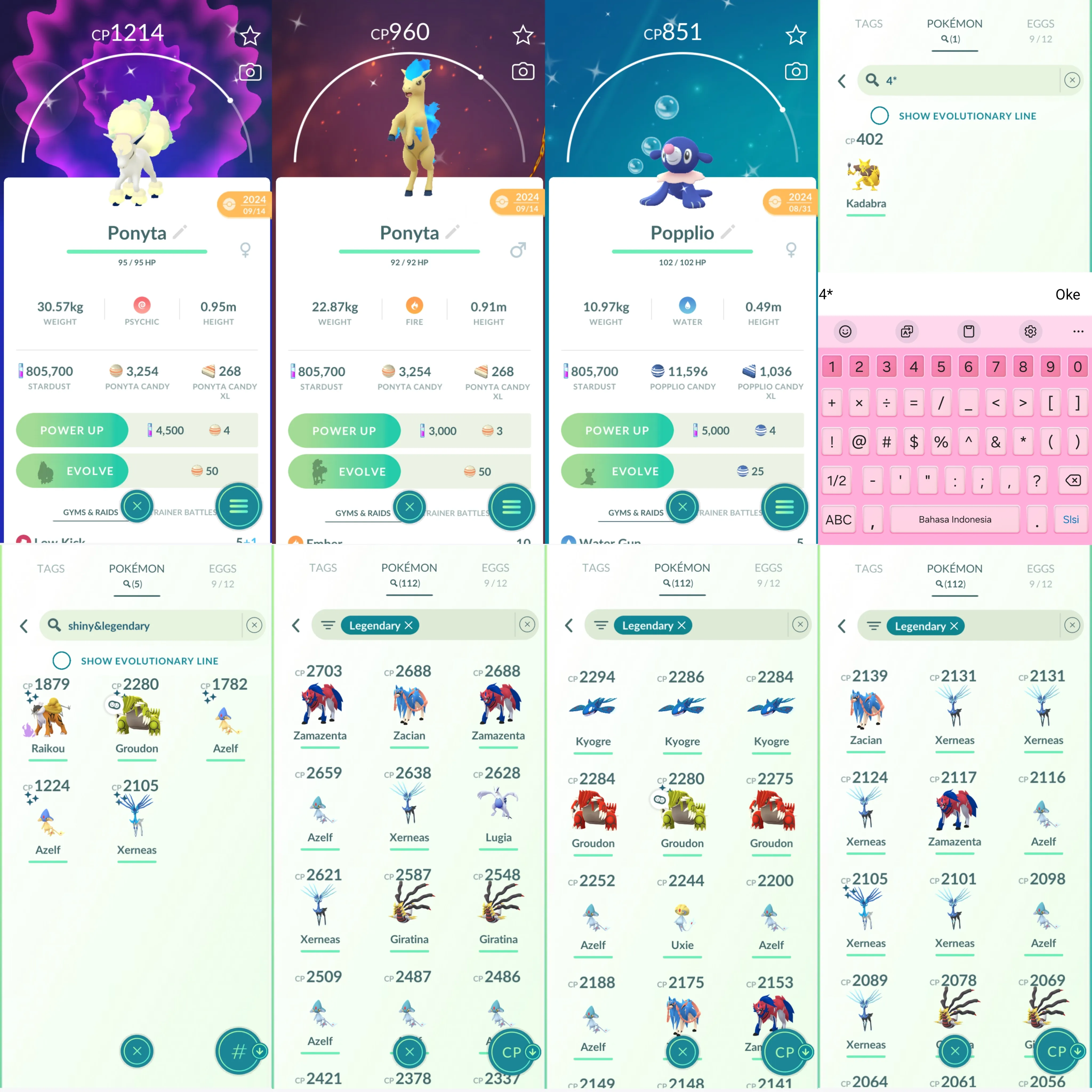 1481 LV40 RareCandy151 Shiny: groudon, xerneas, shadow raikou, azelf, togedemaru, Magnemite, Ponyta, galarian Ponyta, popplio