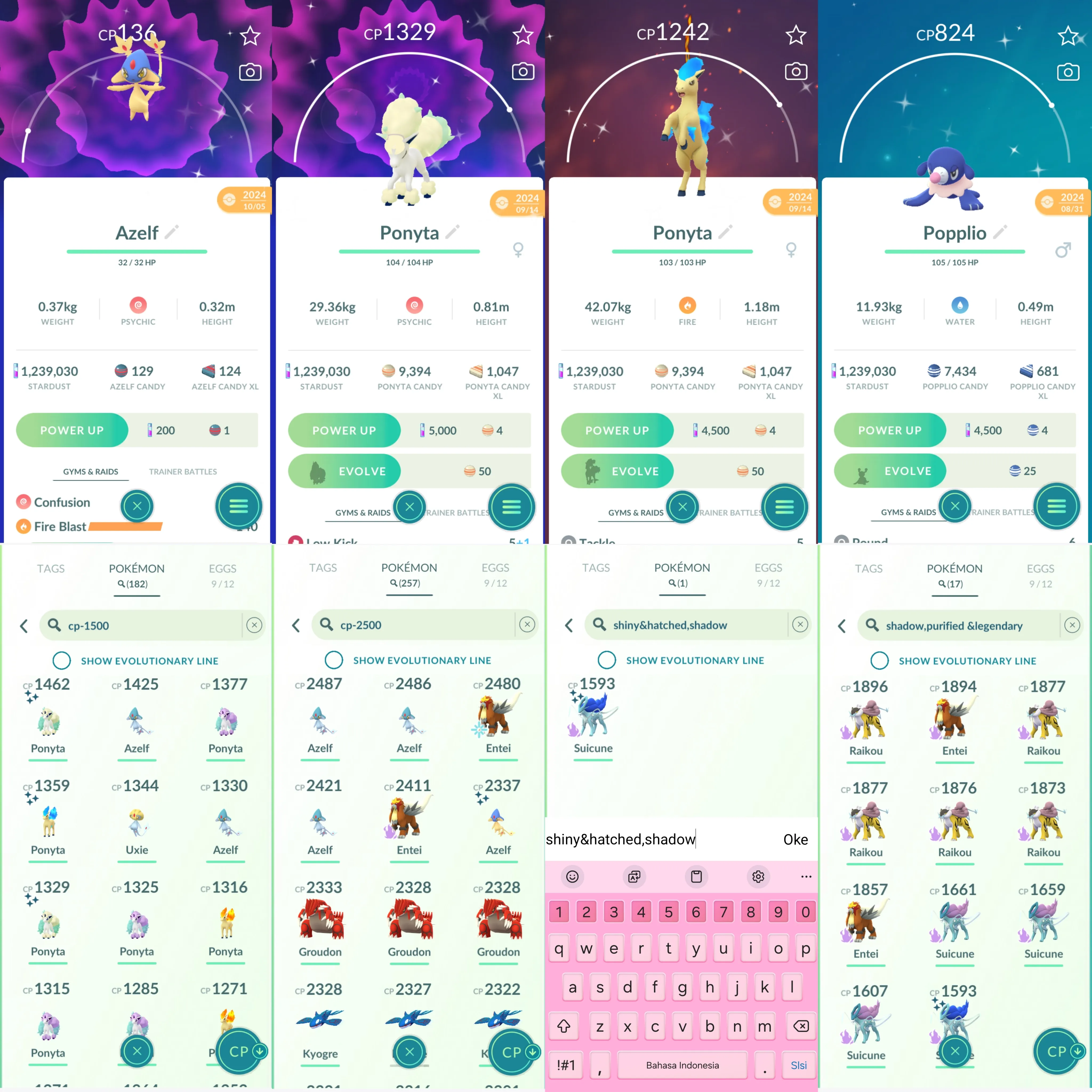 1482 LV40 Entei100 Shiny: giratina, azelf, shadow suicune, mesprit, shellos, galarian Ponyta, Ponyta, popplio, shuppet