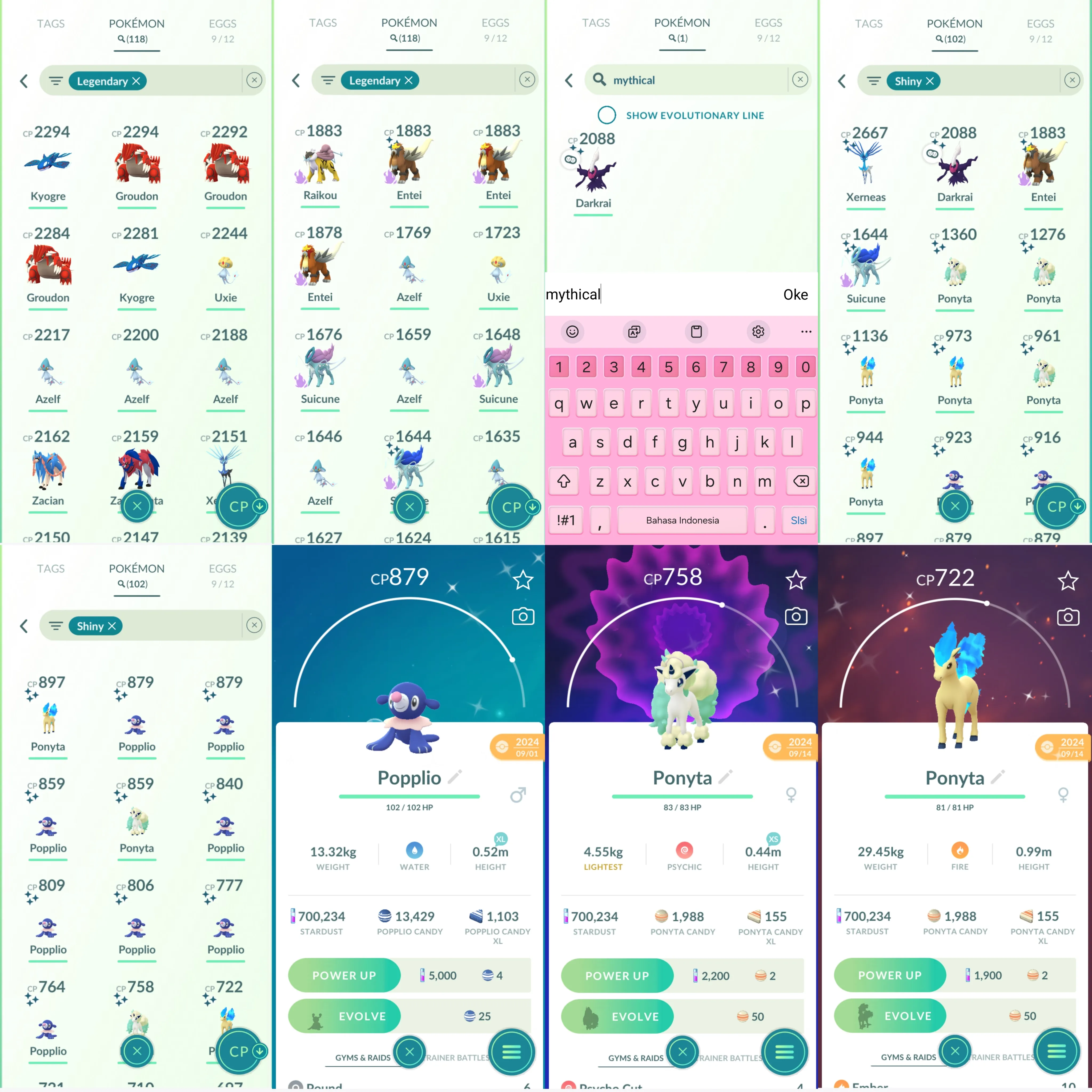 1485 LV40 Suicune100 RareCandy142 Shiny: darkrai, xerneas, shadow entei, shadow suicune, galarian ponyta,  ponyta, popplio