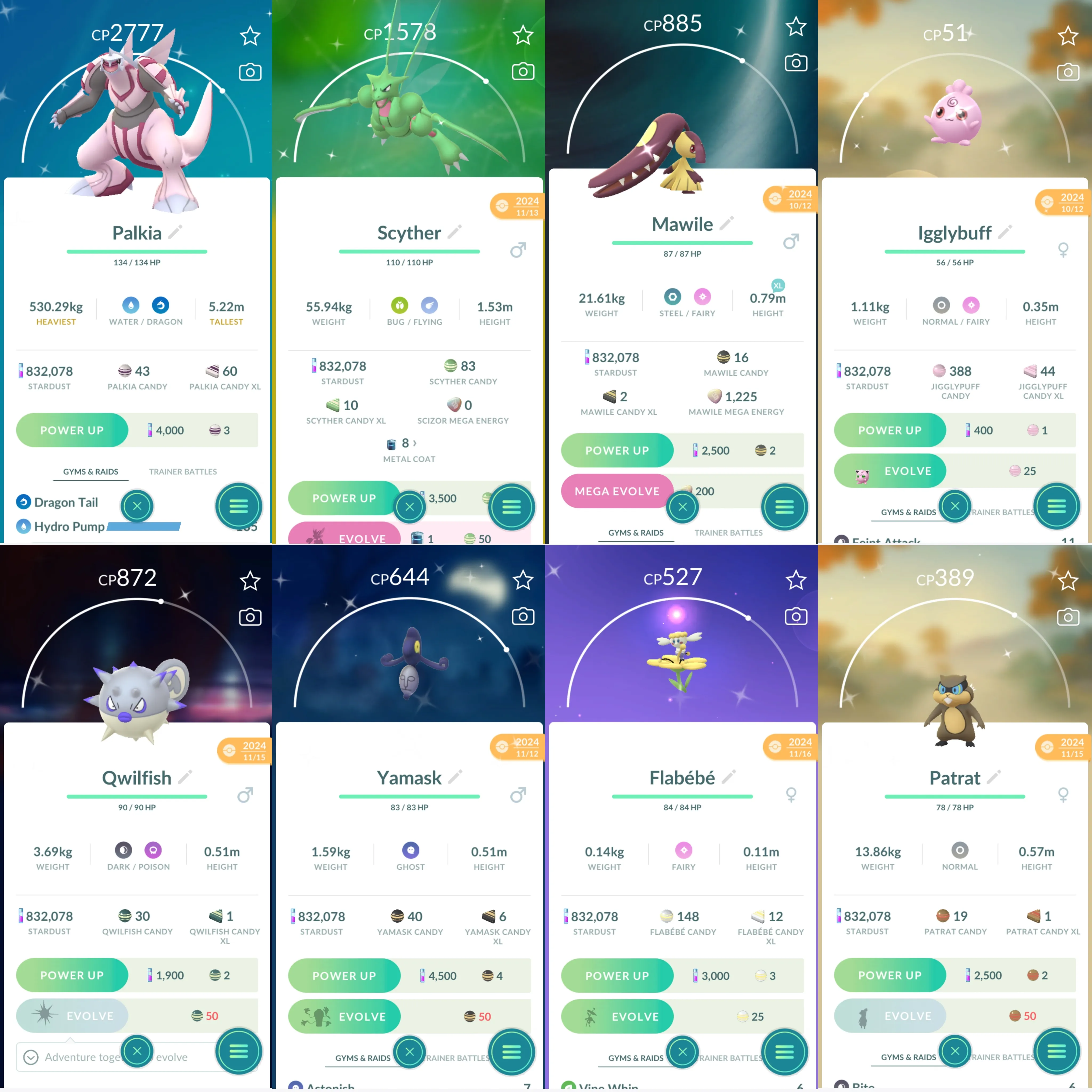 1498 LV40 Coin2043 Shiny GMax Lapras Pikachu rock + saree Shiny: palkia origin, regidrago, uxie, azelf, palkia, scyther