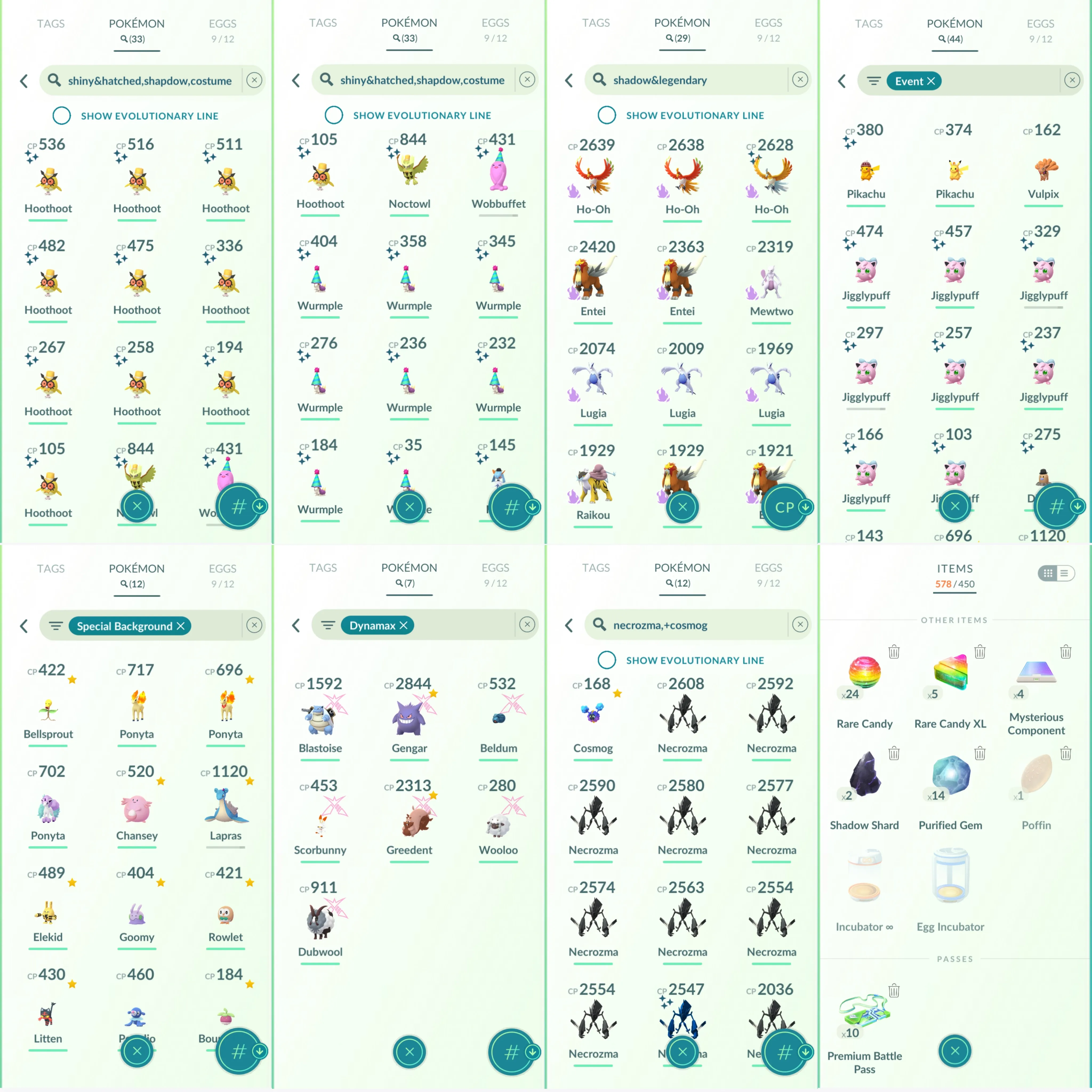 1621 LV46 Cosmog Shiny Dialga Roar of Time Shiny Necrozma Shiny Zacian Genesect100 GMax Lapras