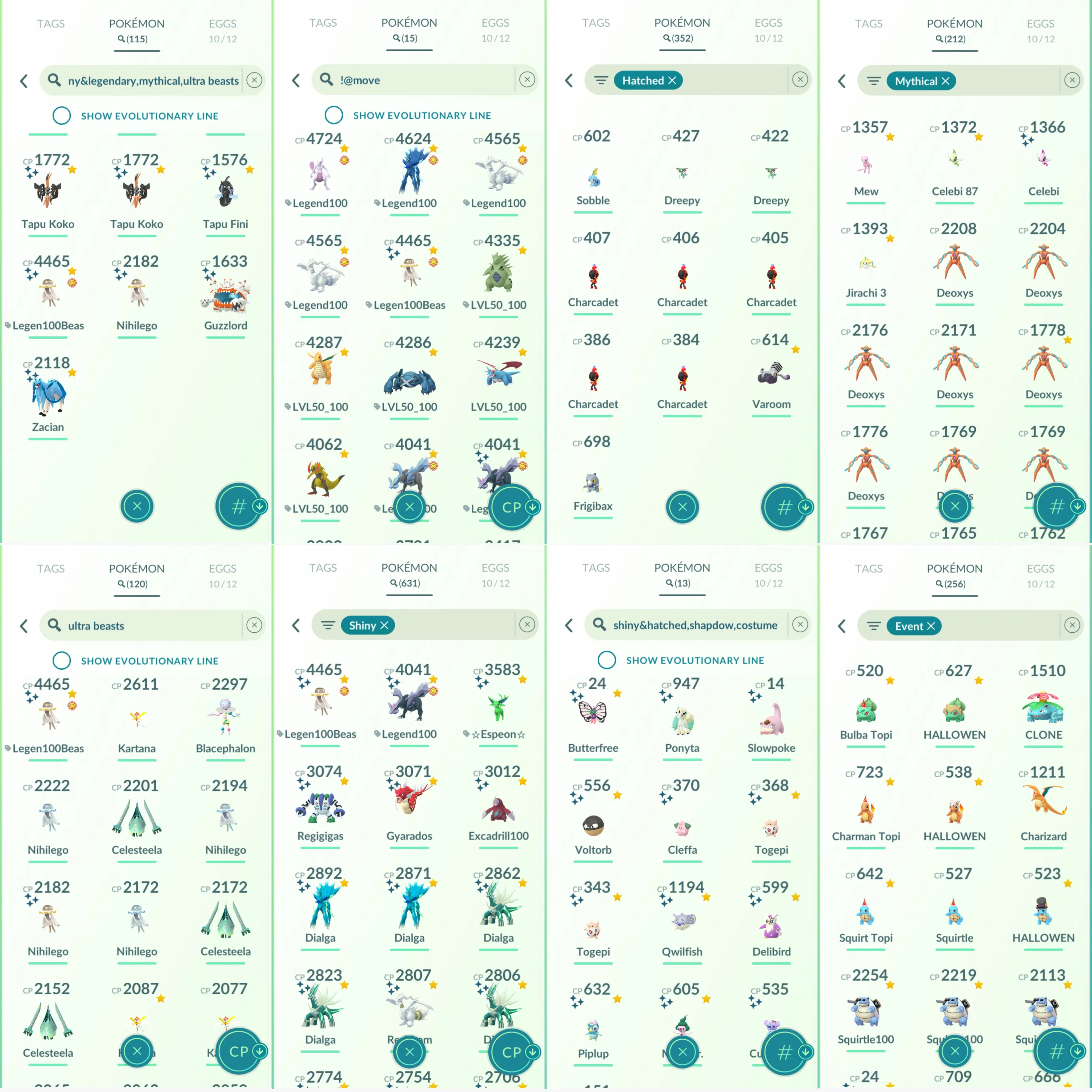 1648 LV50 2017 Armored Mewtwo Clone Venusaur Cosmog x2 Lunala Shundo Kyurem Shundo Nihilego Shiny Shadow Mewtwo Shiny Celebi