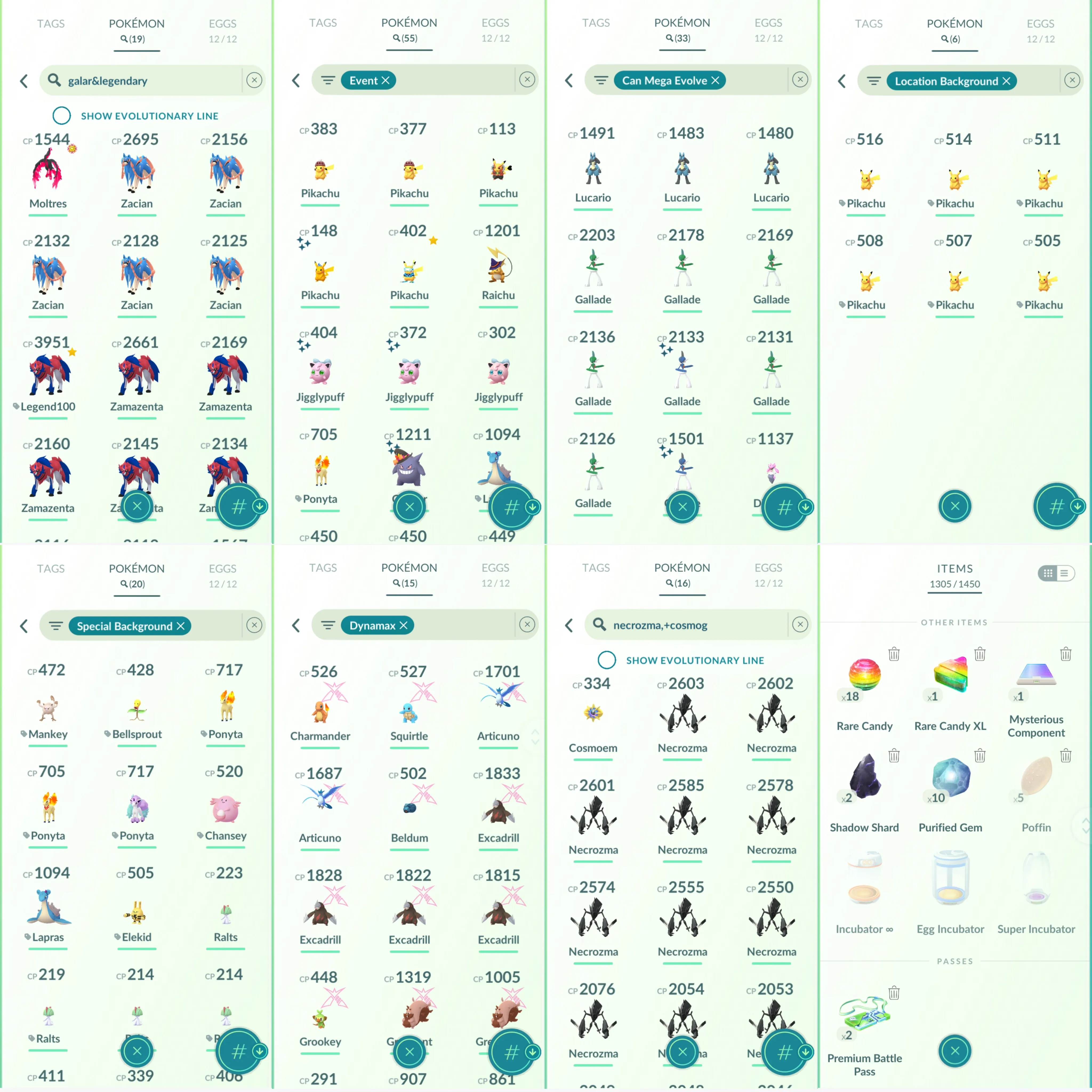 1650 LV47 2016 Cosmoem Shundo Darkrai Shundo Metagross x2 Shiny Larvesta Shiny Kyogre 98% IV Shiny Thundurus 98% IV