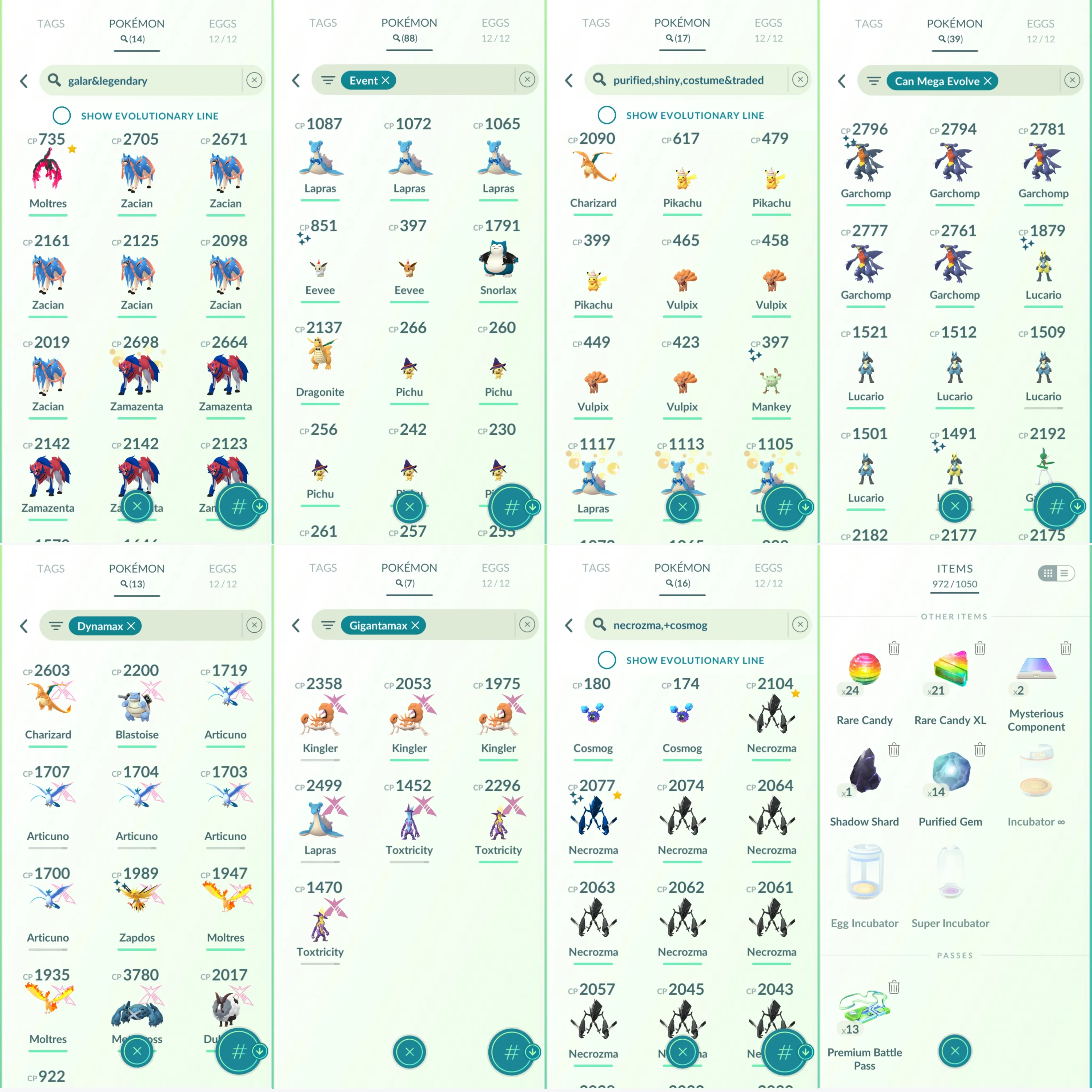1655 LV50 Shundo Metagross Shiny Shadow Mewtwo Shiny Charizard Shiny DMax Zapdos Shiny Rare Nexrozma BG Shiny Mega Lucario