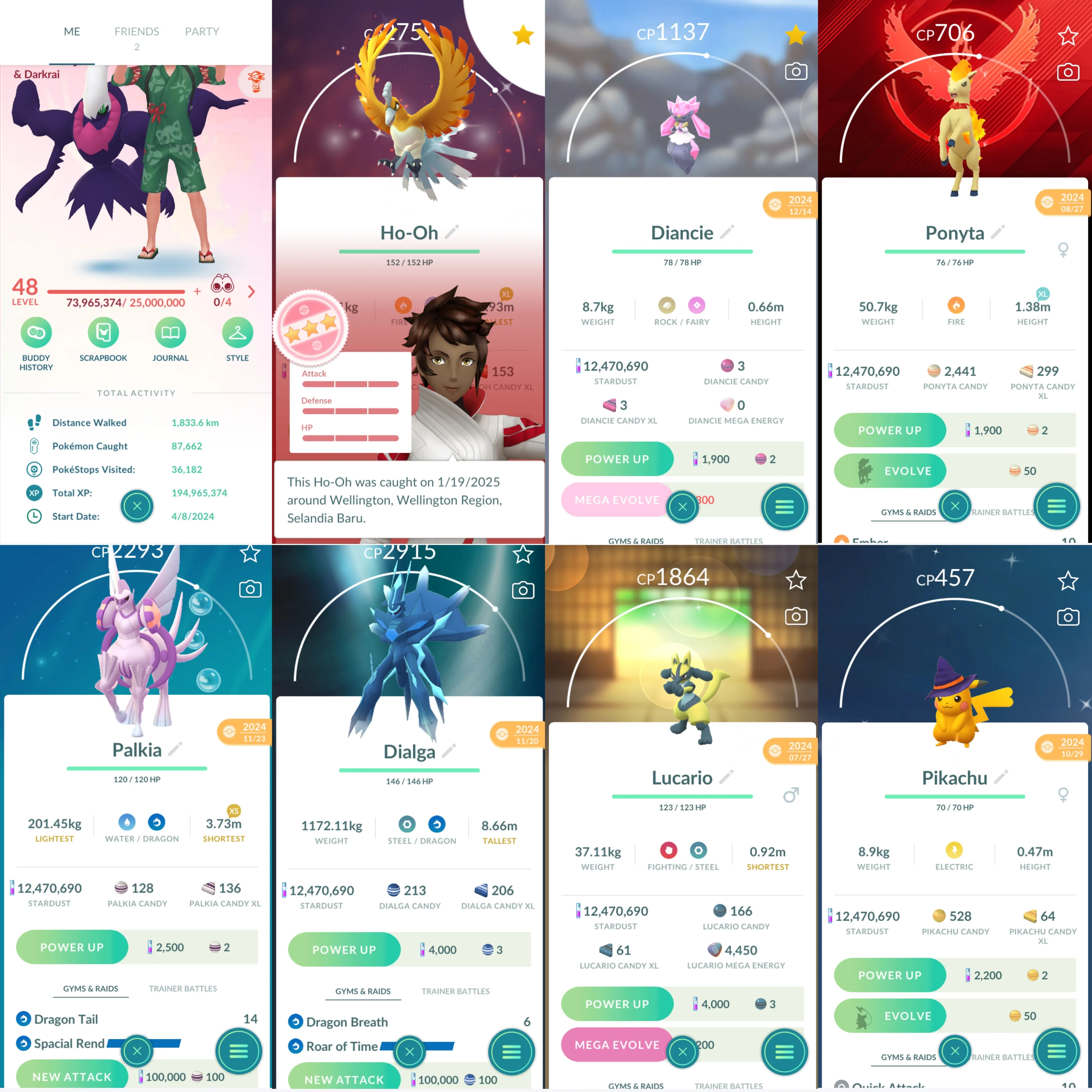 1667 LV48 Shundo Ho-Oh Shiny Mega Lucario Shiny Metagross  Shiny Darkrai Shiny Genesect Shiny Necrozma Shiny Zacian