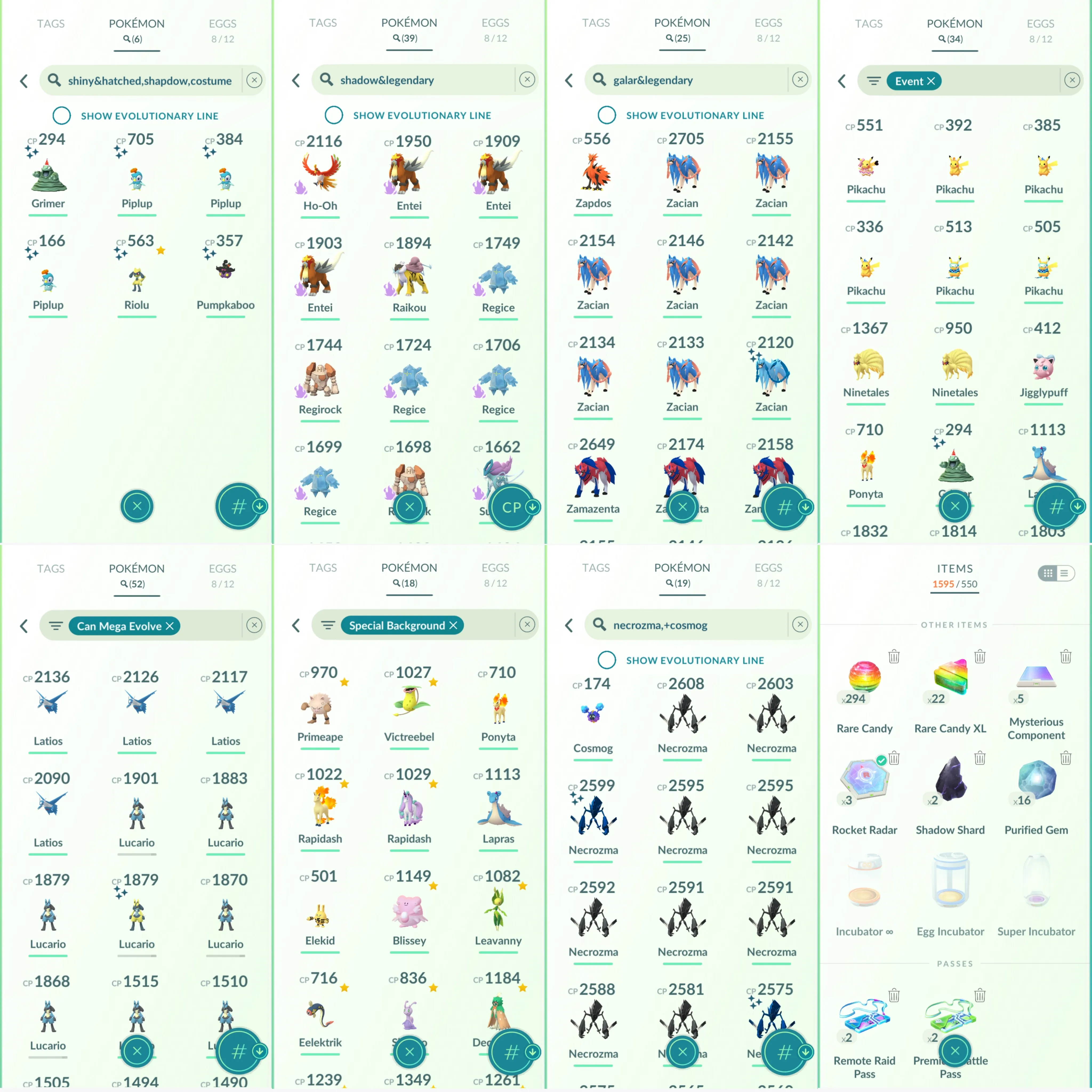 1677 LV48 Cosmog Galarian Zapdos Roar of Time Shiny: mega Lucario, metagross, Charizard, riolu, necrozma, xerneas, yveltal