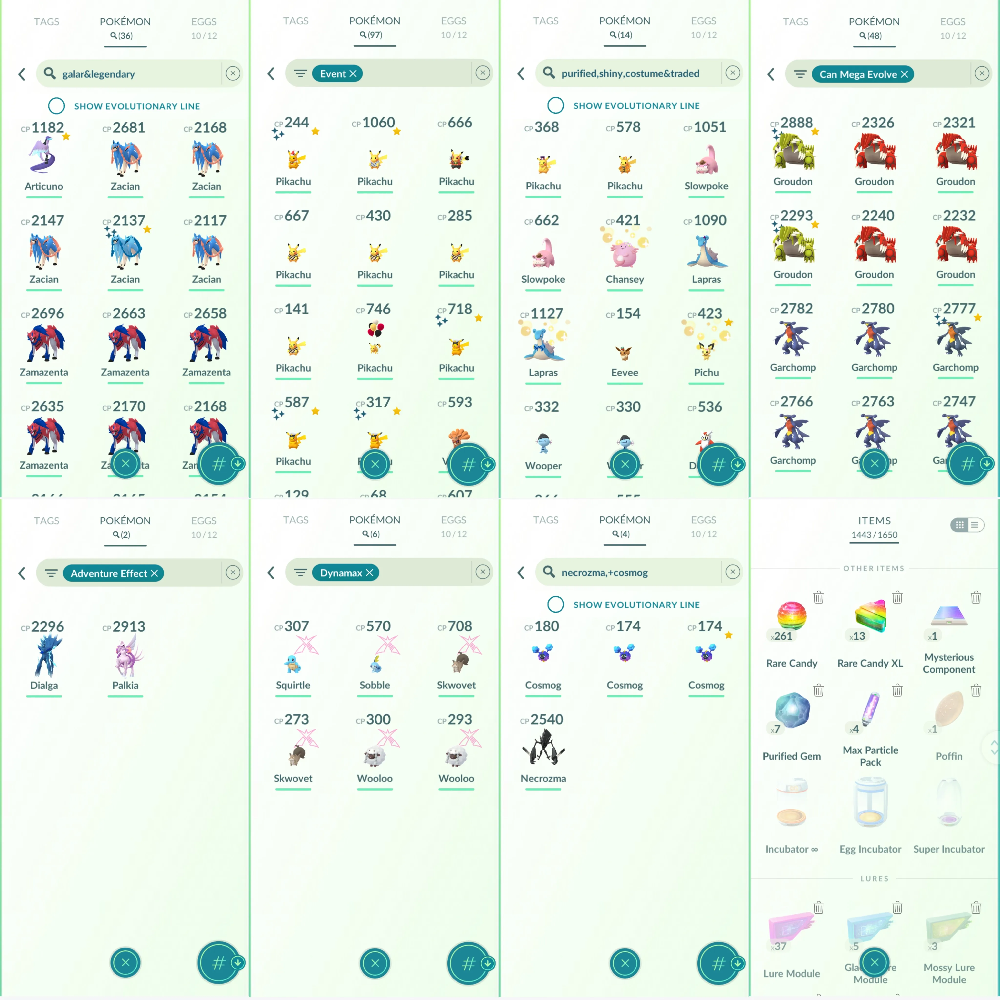1680 LV50 Cosmog x3 Legends100 x10 Shundo Uxie Shiny Mewtwo Shiny Mega Groudon BG Shiny: shadow mewtwo, halloween gengar