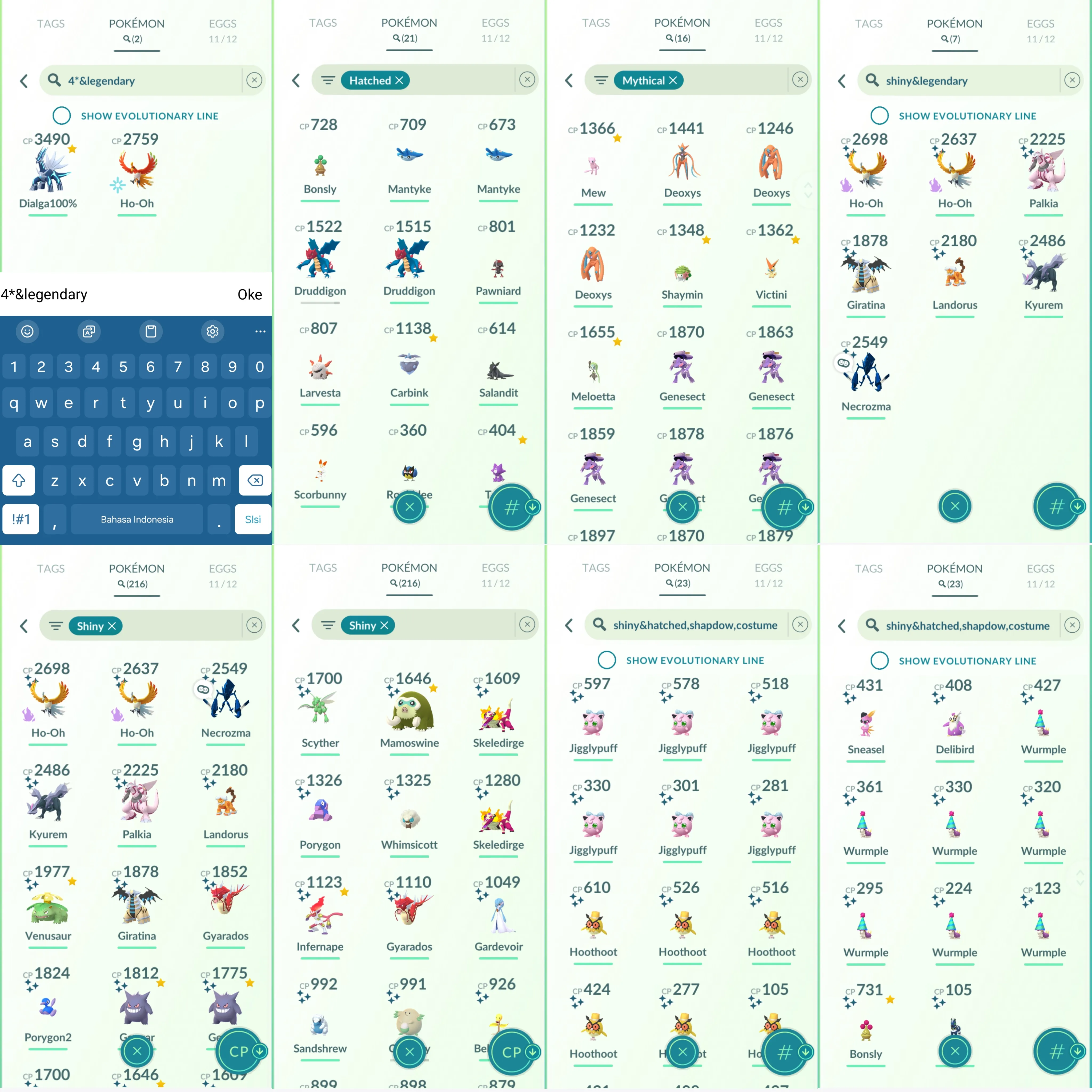 1699 LV46 2016 GMax Charizard - 2016 tradeable: 129 - 2017 to 2019 tradeable: 54 Shiny Kyurem BG Shiny therian landorus BG