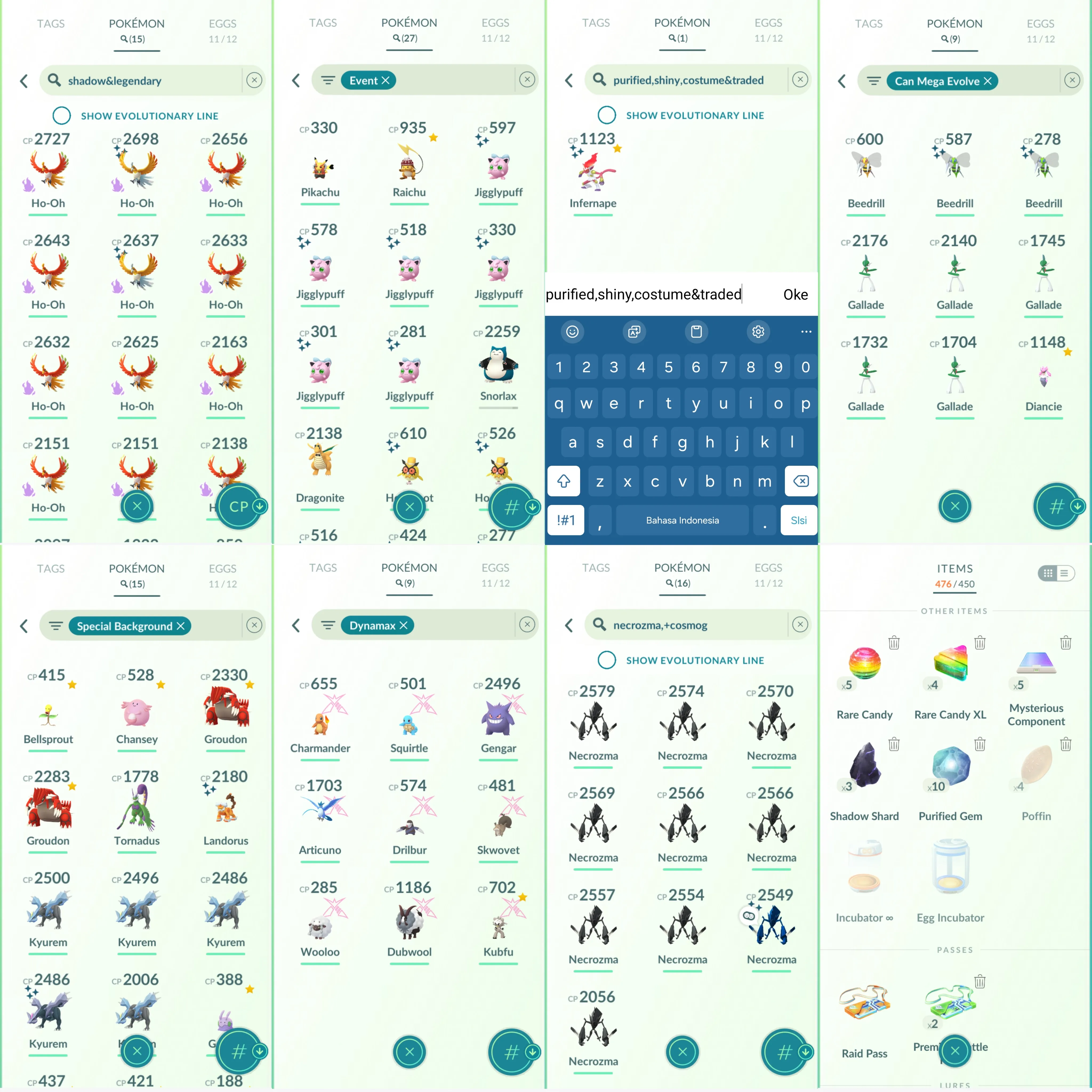 1699 LV46 2016 GMax Charizard - 2016 tradeable: 129 - 2017 to 2019 tradeable: 54 Shiny Kyurem BG Shiny therian landorus BG