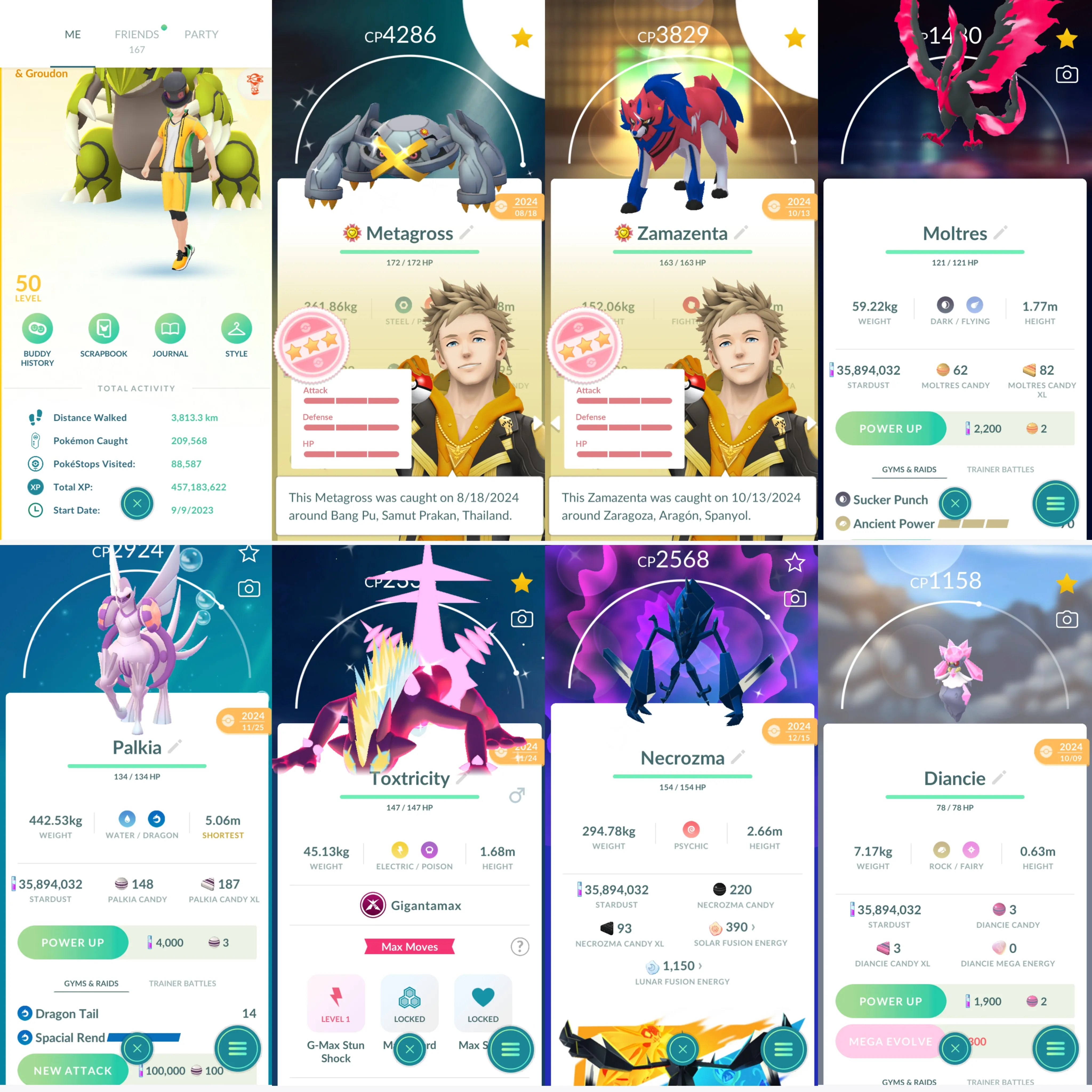 1703 LV50 Shundo Metagross Shiny GMax Toxtricity Shiny Kyurem ready to fuse (Black/White). Shiny Mega Groudon Shiny Necrozma