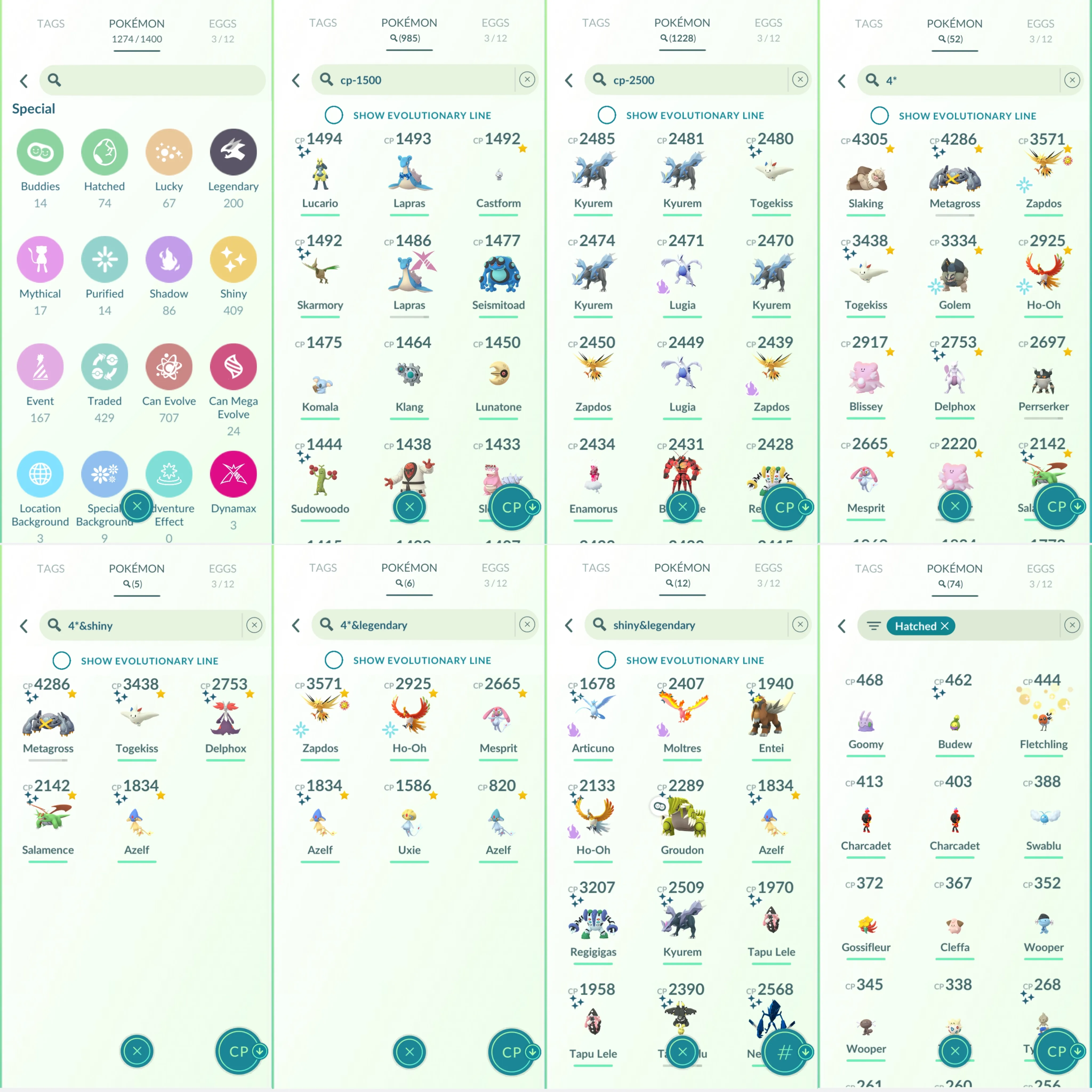 1715 LV50 Shiny GMax Charizard Shiny Primal Groudon Shiny Mega Lucario Cosmog x2 Galarian Articuno