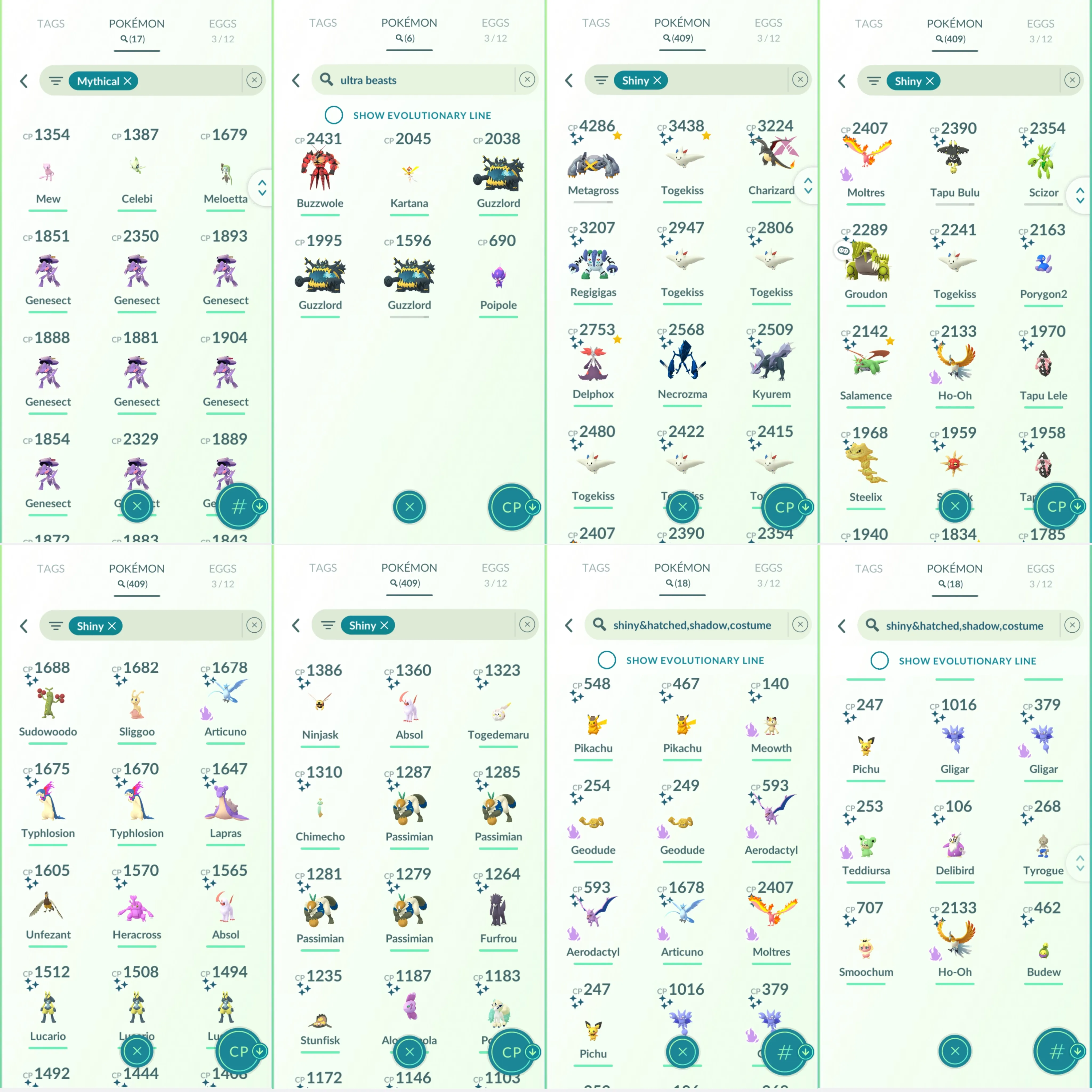 1715 LV50 Shiny GMax Charizard Shiny Primal Groudon Shiny Mega Lucario Cosmog x2 Galarian Articuno