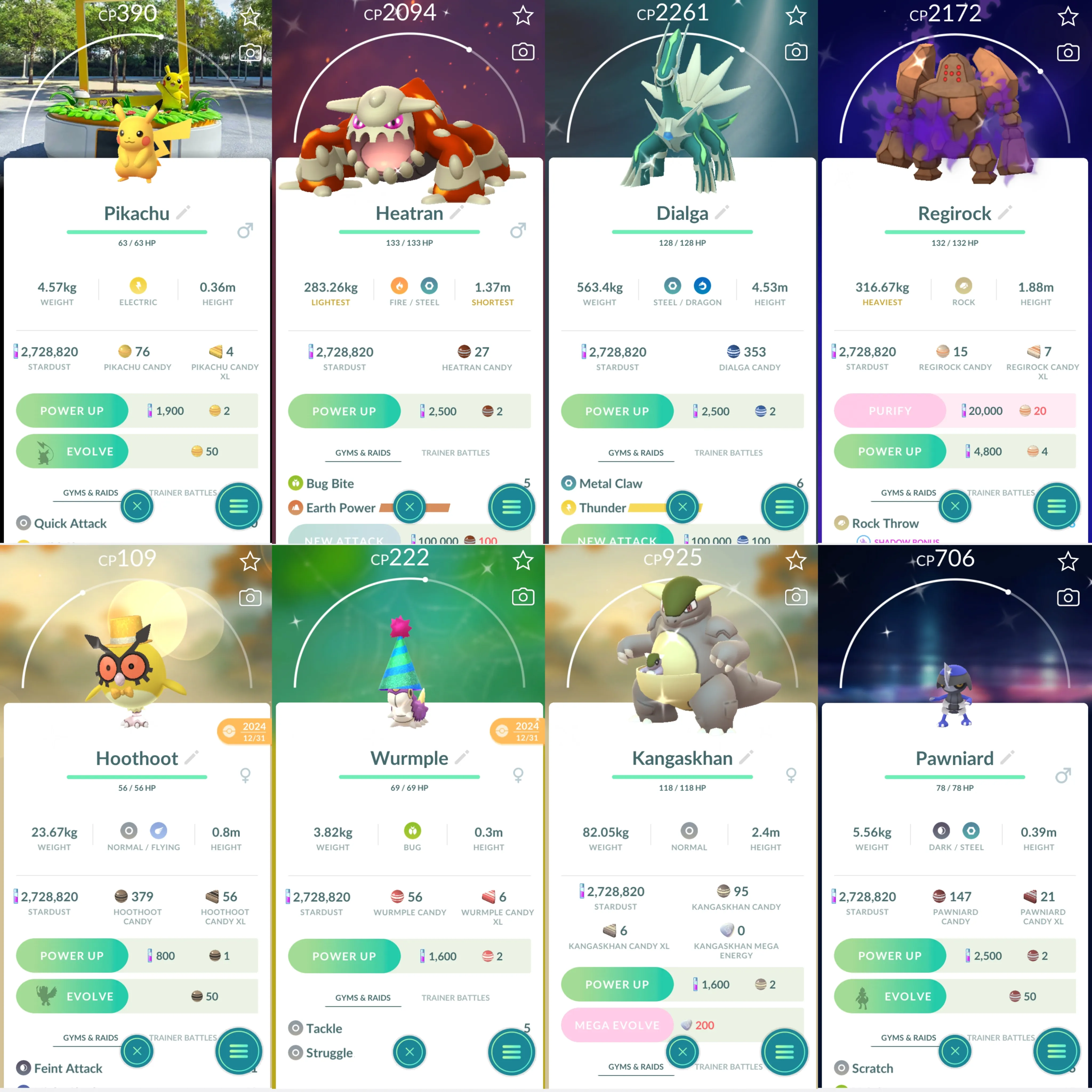 1728 LV40 Old 2016 Account Rarest Zygarde100% GMax Charizard Pikachu Osaka BG  Shiny: pikachu witch hat, shadow suicune