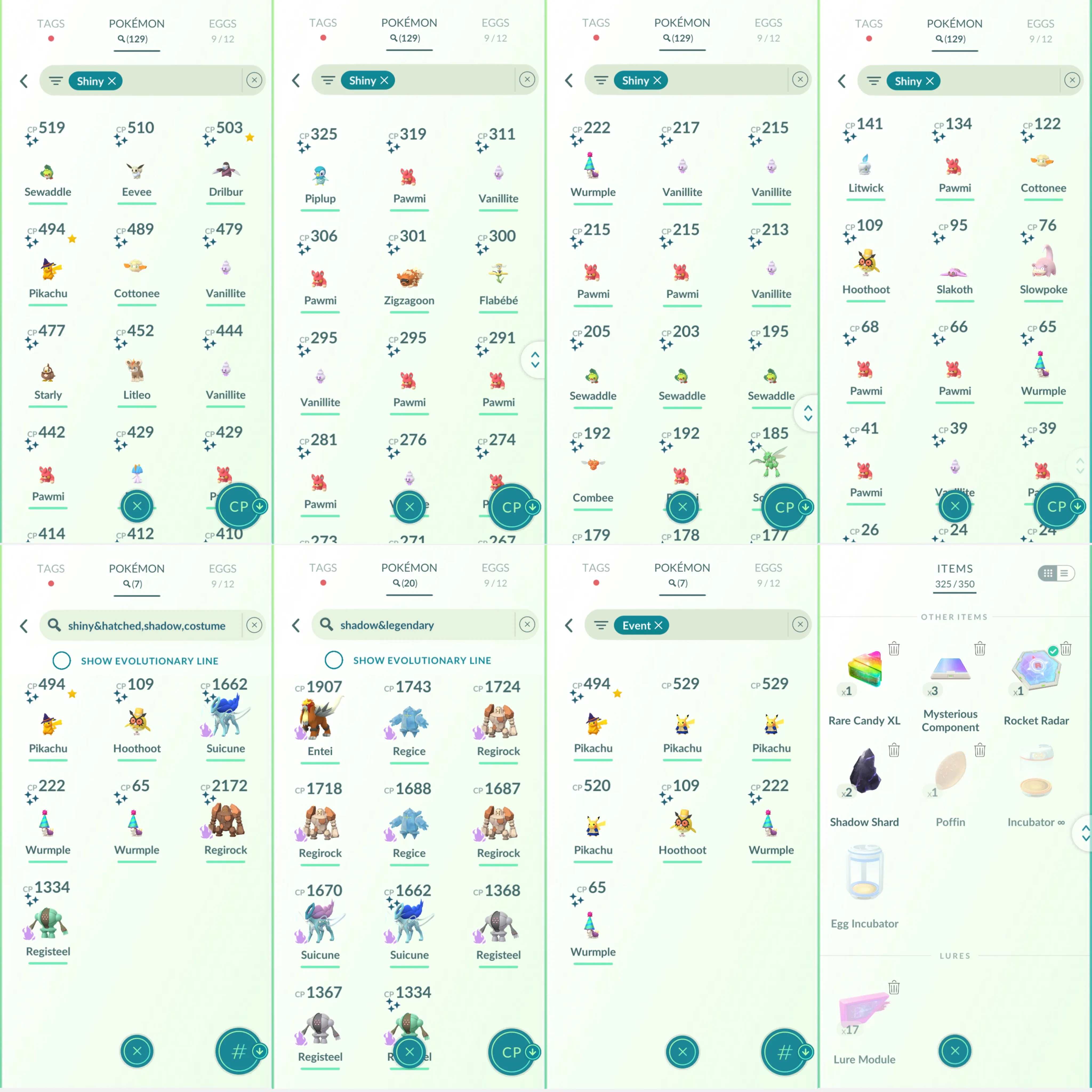 1728 LV40 Old 2016 Account Rarest Zygarde100% GMax Charizard Pikachu Osaka BG  Shiny: pikachu witch hat, shadow suicune