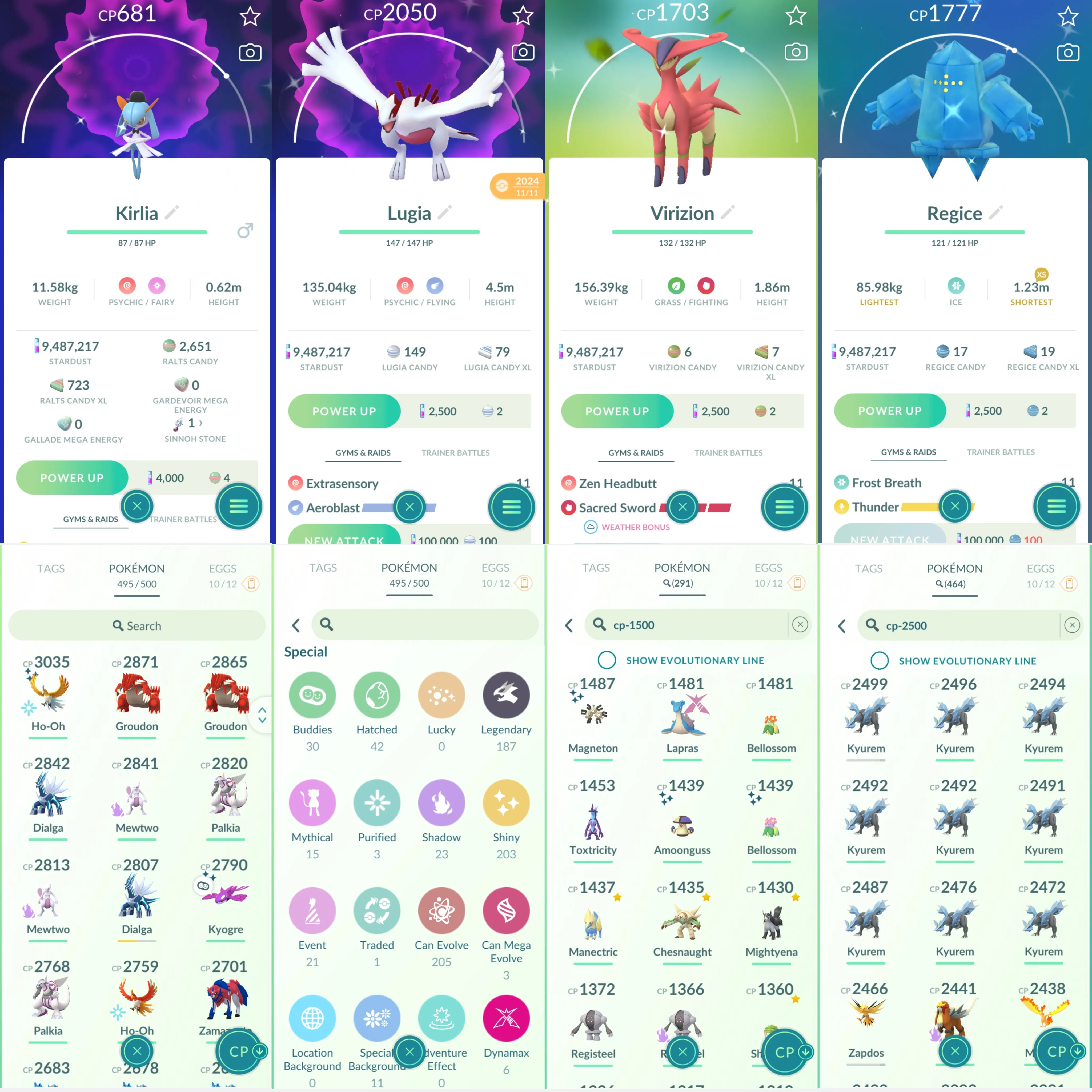 1730 LV46 Cosmog Shundo Ho-Oh Regidrago100 Shiny: Necrozma, Darkrai, Regidrago, Charizard, DMax Articuno, shadow articuno