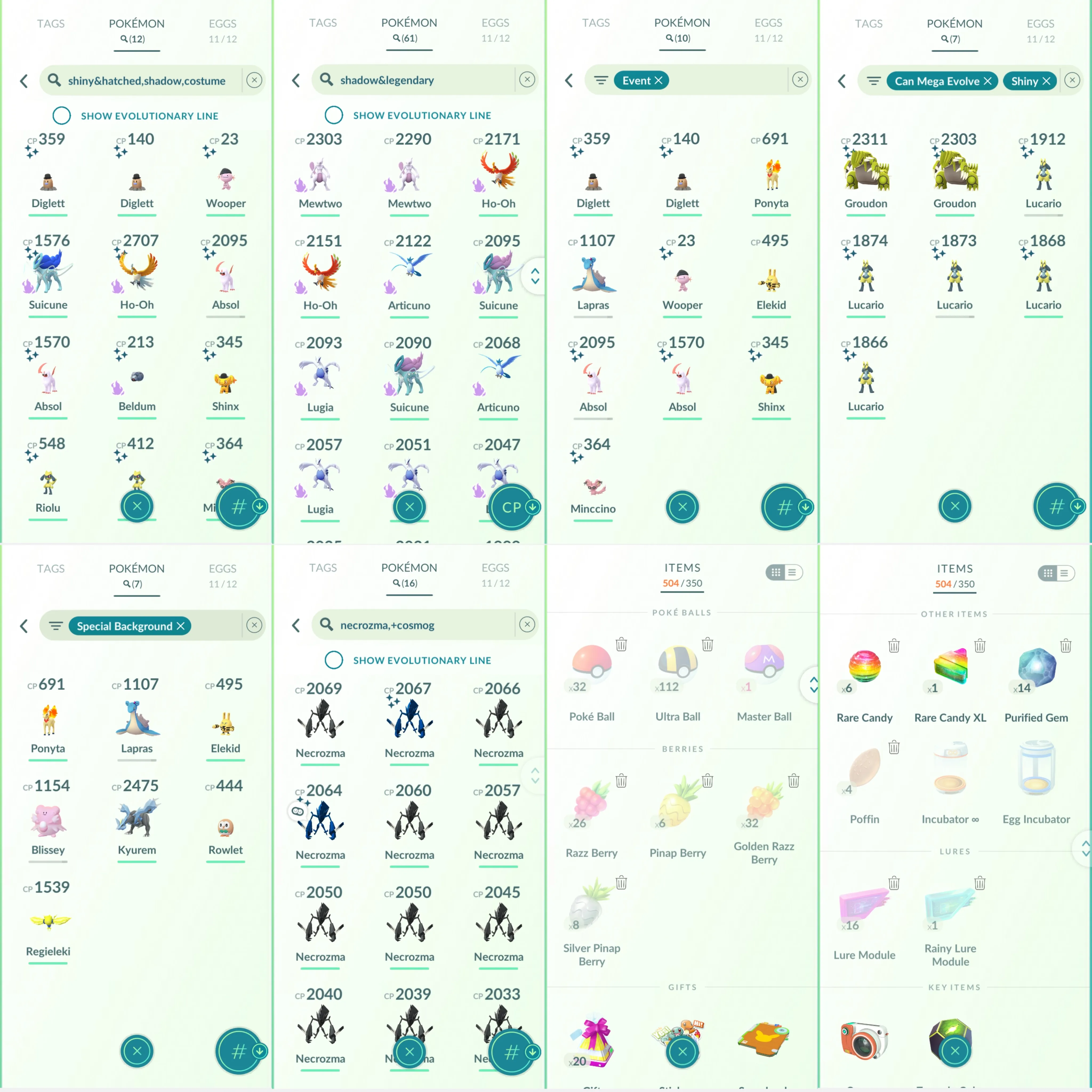 1734 LV46 Legends100x4 (Suicune100x3, Moltres) Roar of Time Shiny: mega Lucario, Primal Groudon, necrozma, riolu, genesect