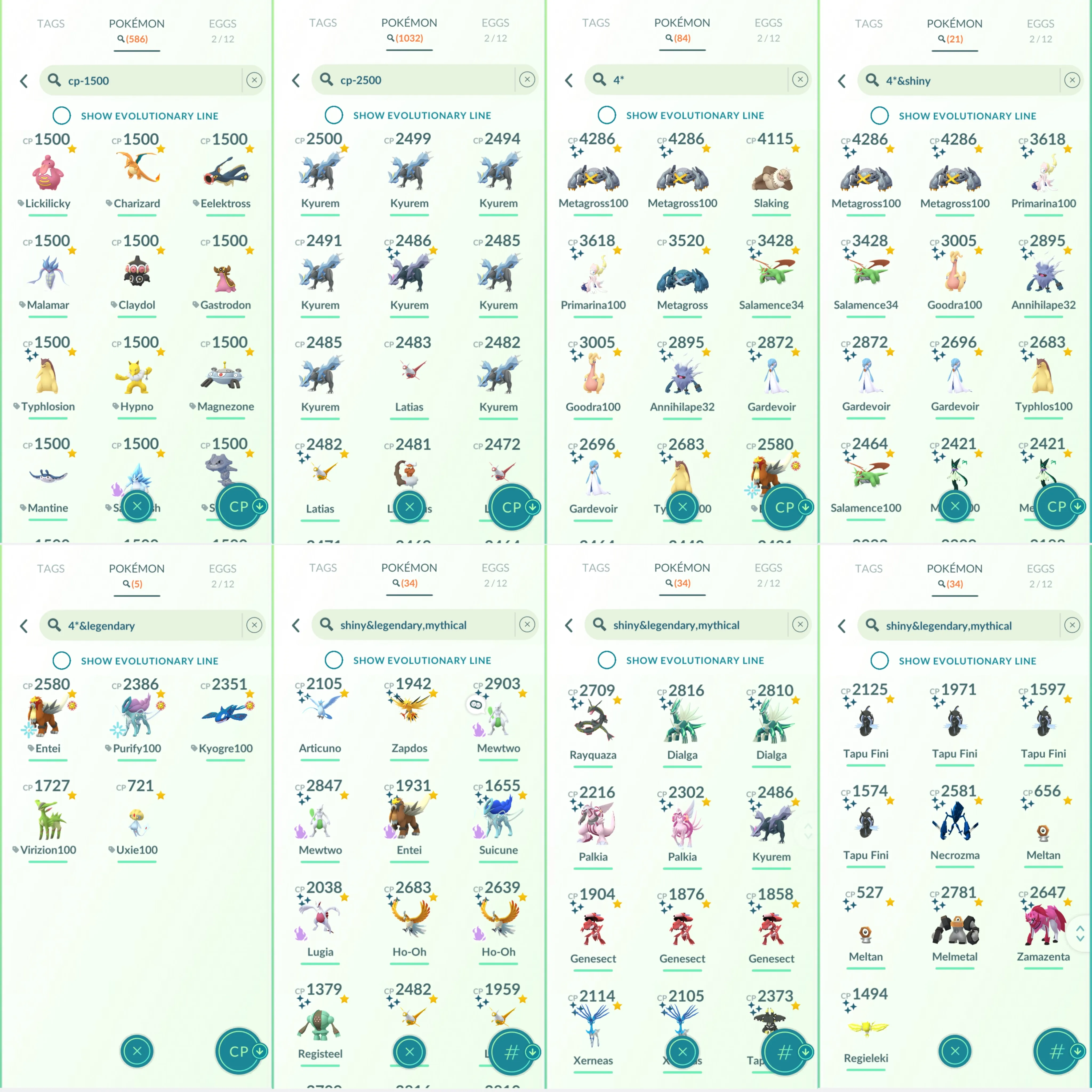 1735 LV50 Shiny Shadow Mewtwo Shiny Rayquaza Shundo Metagross Shiny Mega Heracross Shiny Mega Lucario
