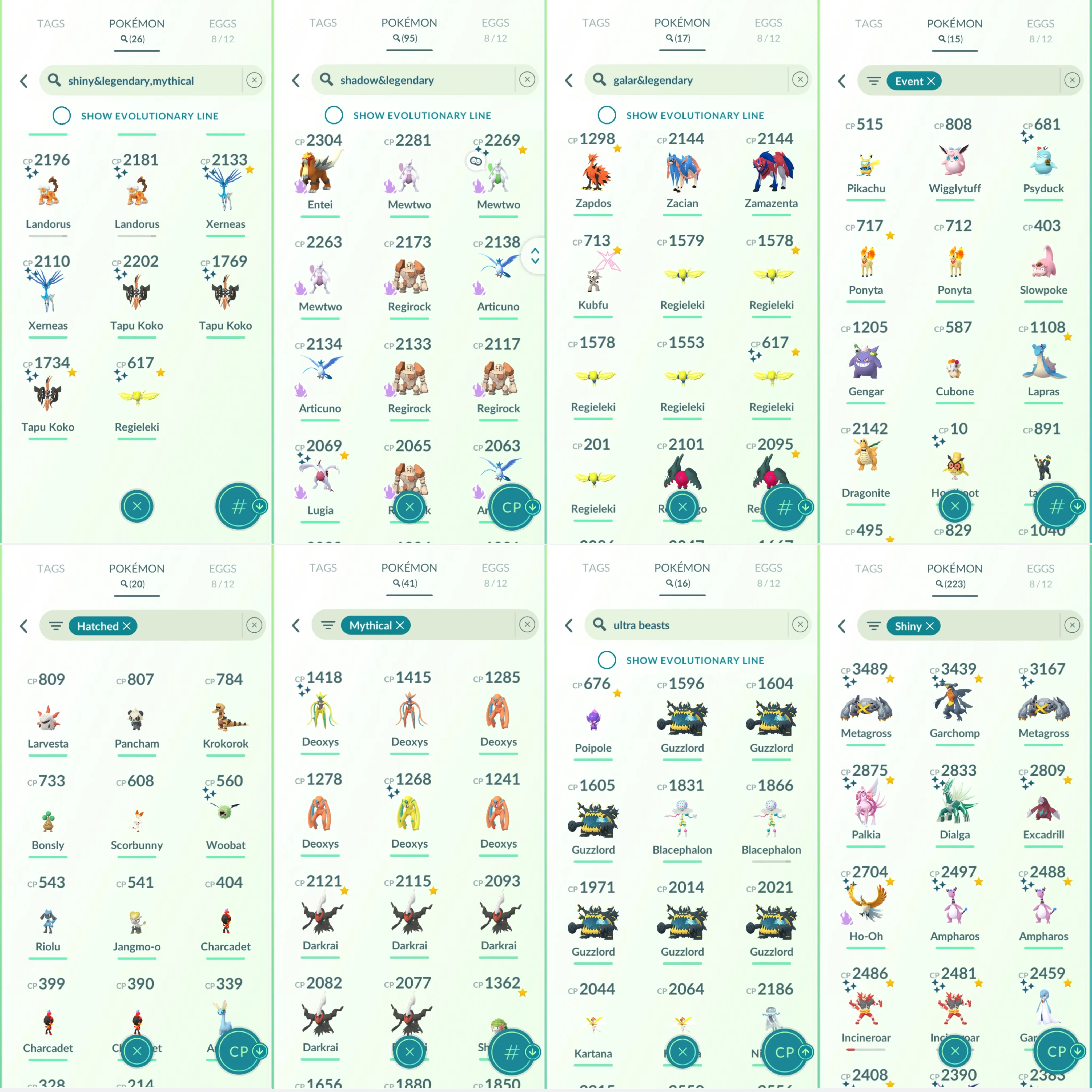 1738 LV46 Shiny Shadow Mewtwo Mewtwo100 Shiny Deoxys Galarian Zapdos Spacial Rend  Roar of Time Shadow Ho-Oh100 Mega Diancie