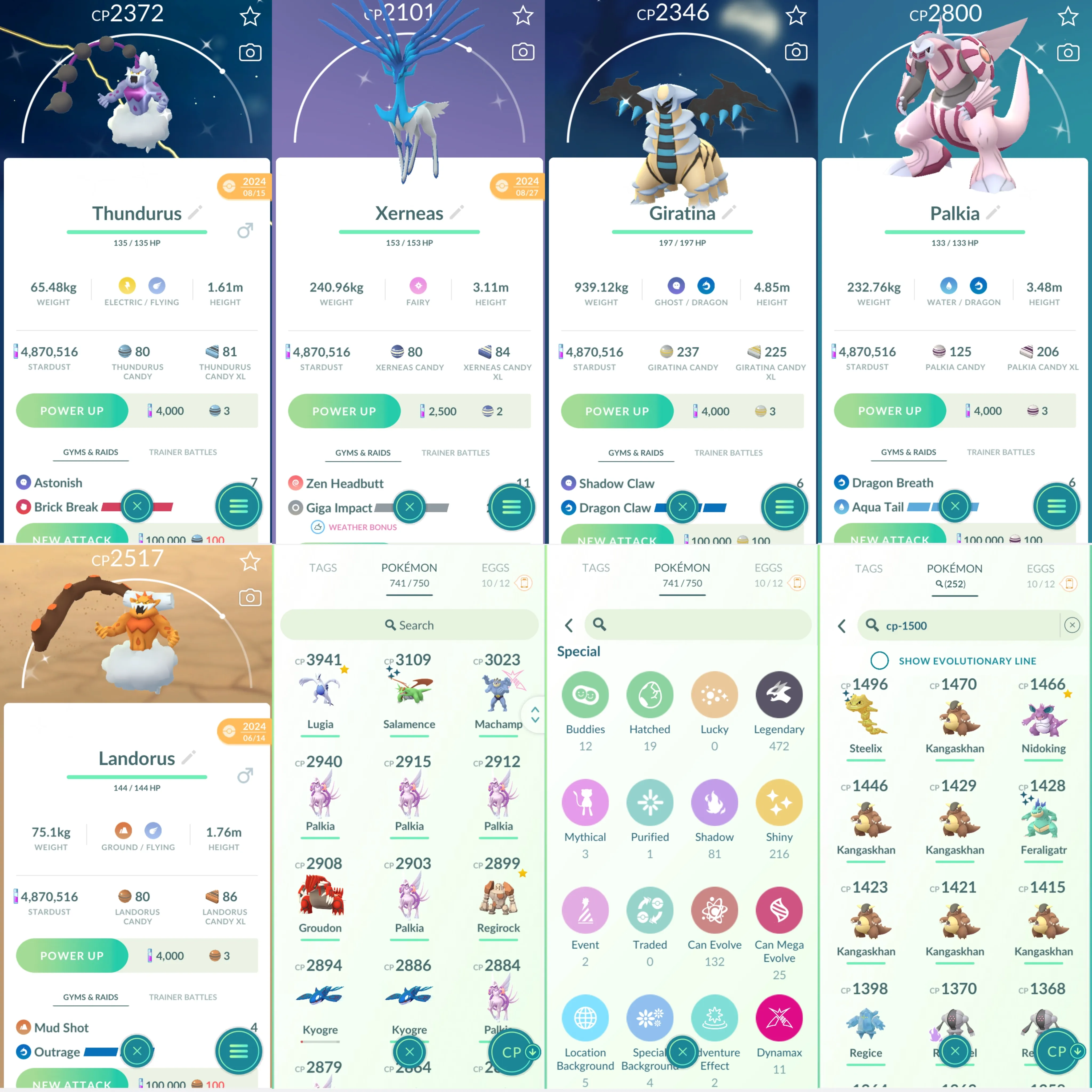 1751 LV46  Spacial Rend Roar of Time Lugia100 Shiny Mega Latias Shiny Necrozma Shiny Zacian Shiny Mega Heracross