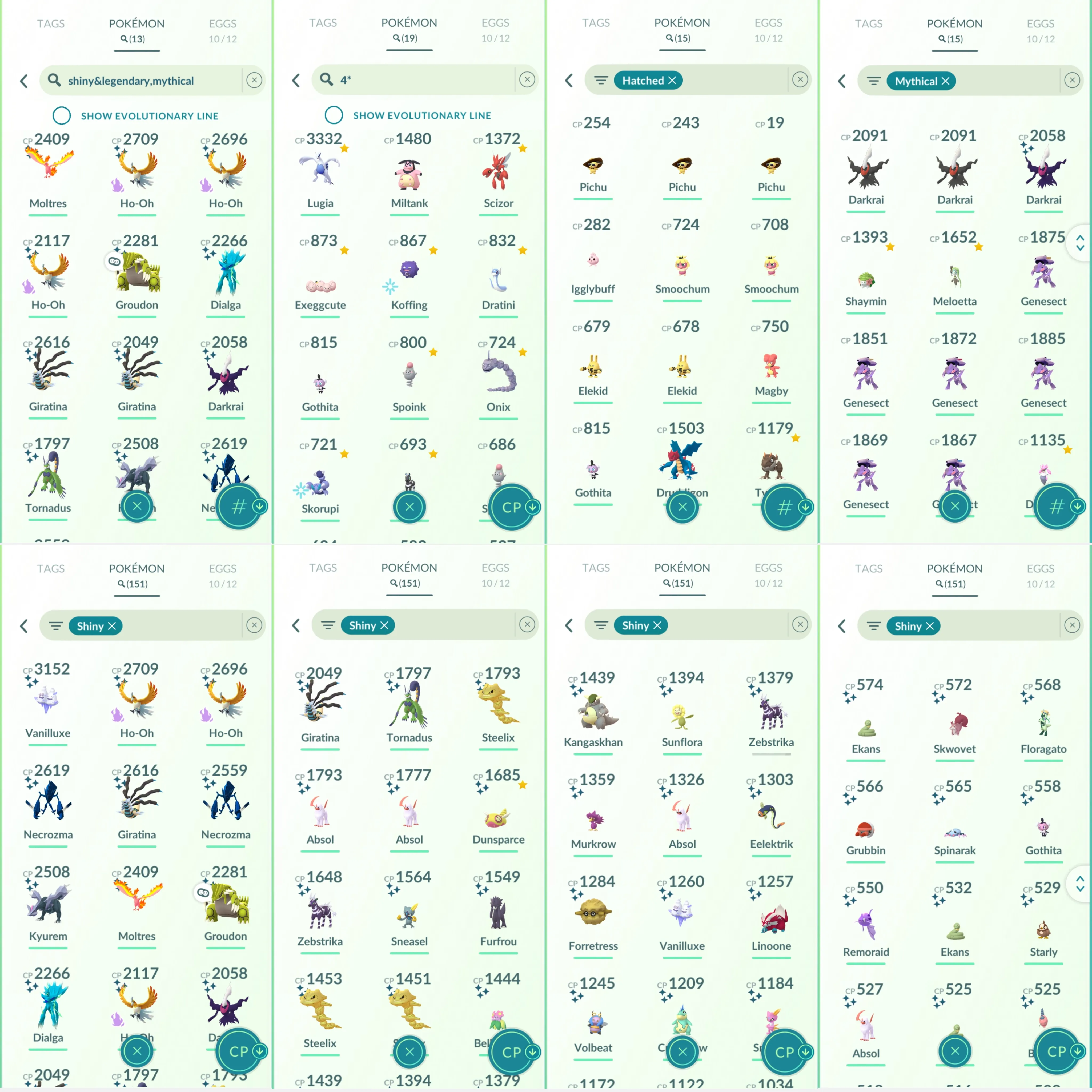 1752 LV46 GMax Charizard GMax Blastoise GMax Lapras GMax Snorlax Lugia100 Shiny Mega Kangaskhan Shiny Mega Mawile