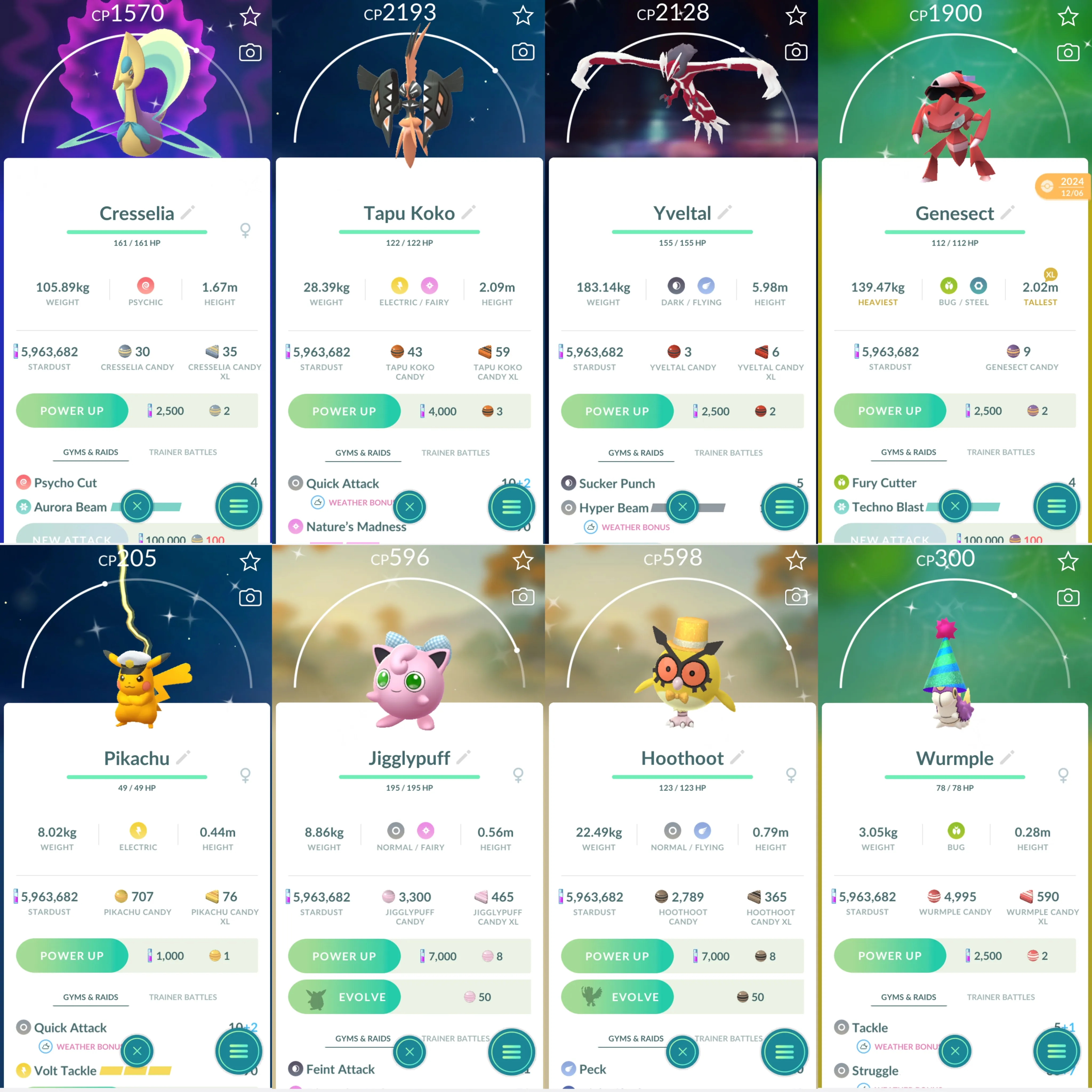 1753 LV46 Shiny Galarian Zapdos Shiny Pikachu Suita-Osaka BG Shiny Mega: kangaskhan, mawile  GMax Charizard GMax Venusaur