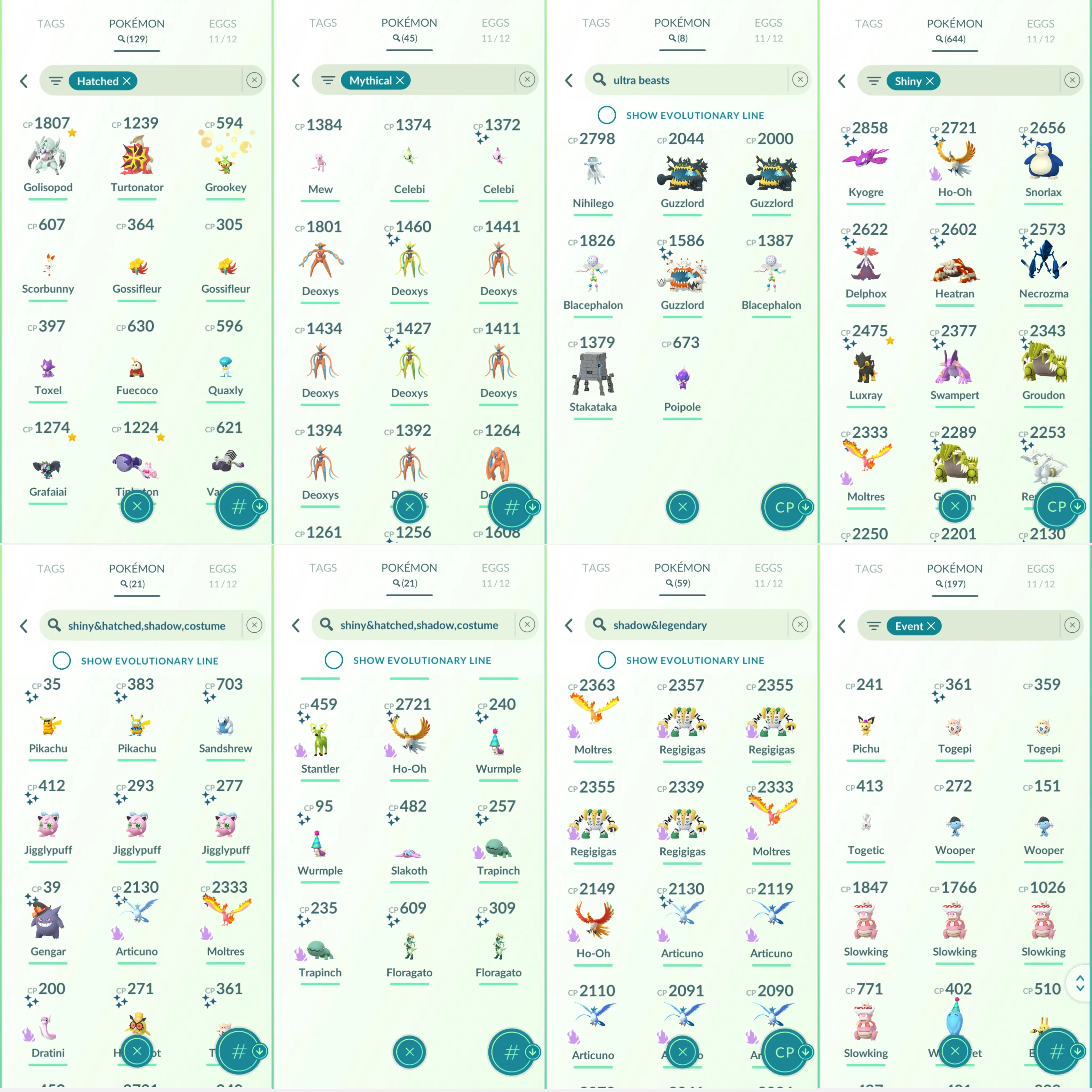 1764 LV50 Shadow Regigigas100 Shundo Metagross Shiny: Mewtwo, Mega Lucario, Primal Groudon, Primal Kyogre, Celebi, Lugia
