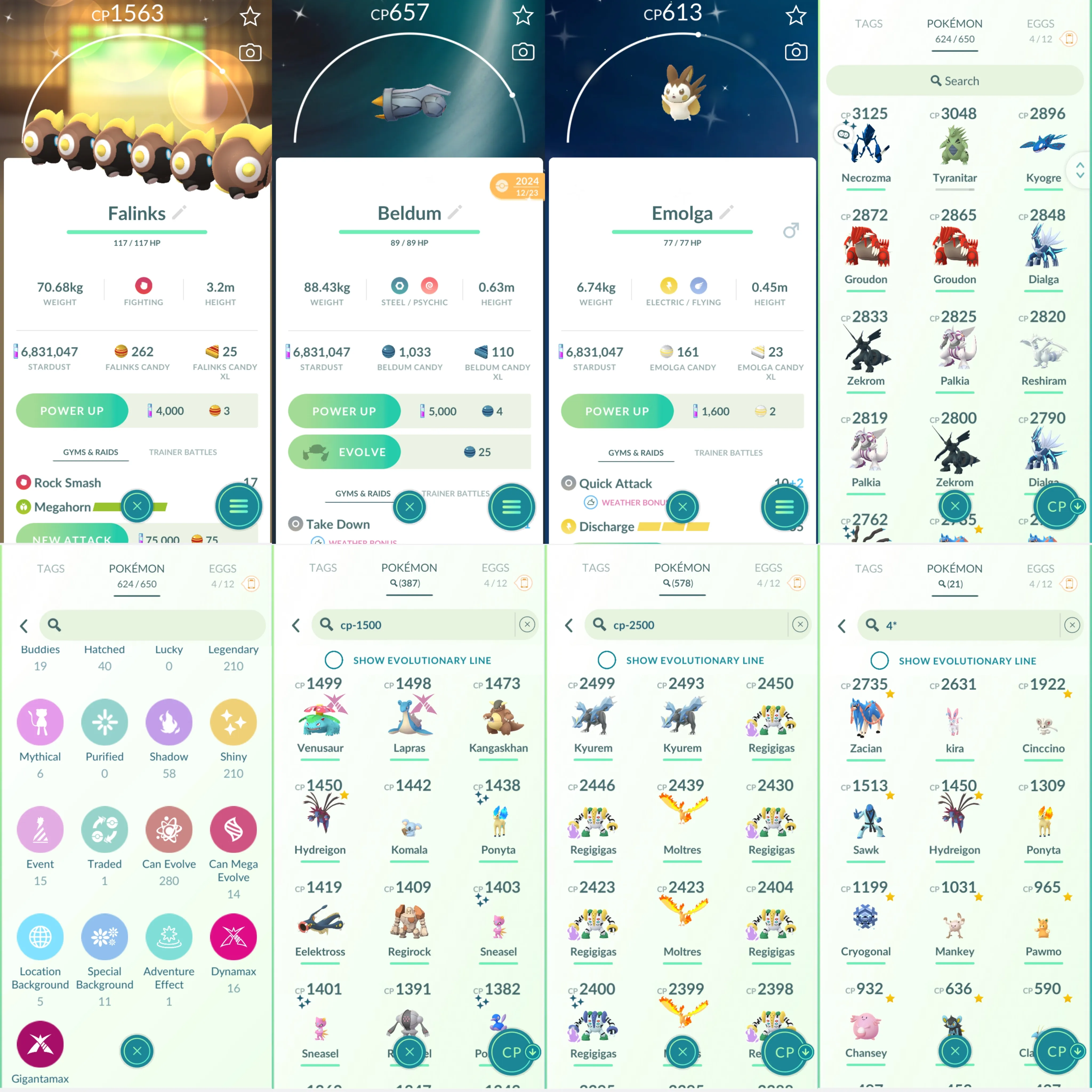 1769 LV46 Shiny Charmeleon Osaka BG Shiny GMax Machamp Shiny: necrozma, beldum, emolga, chingling, shadow ho-oh, registeel