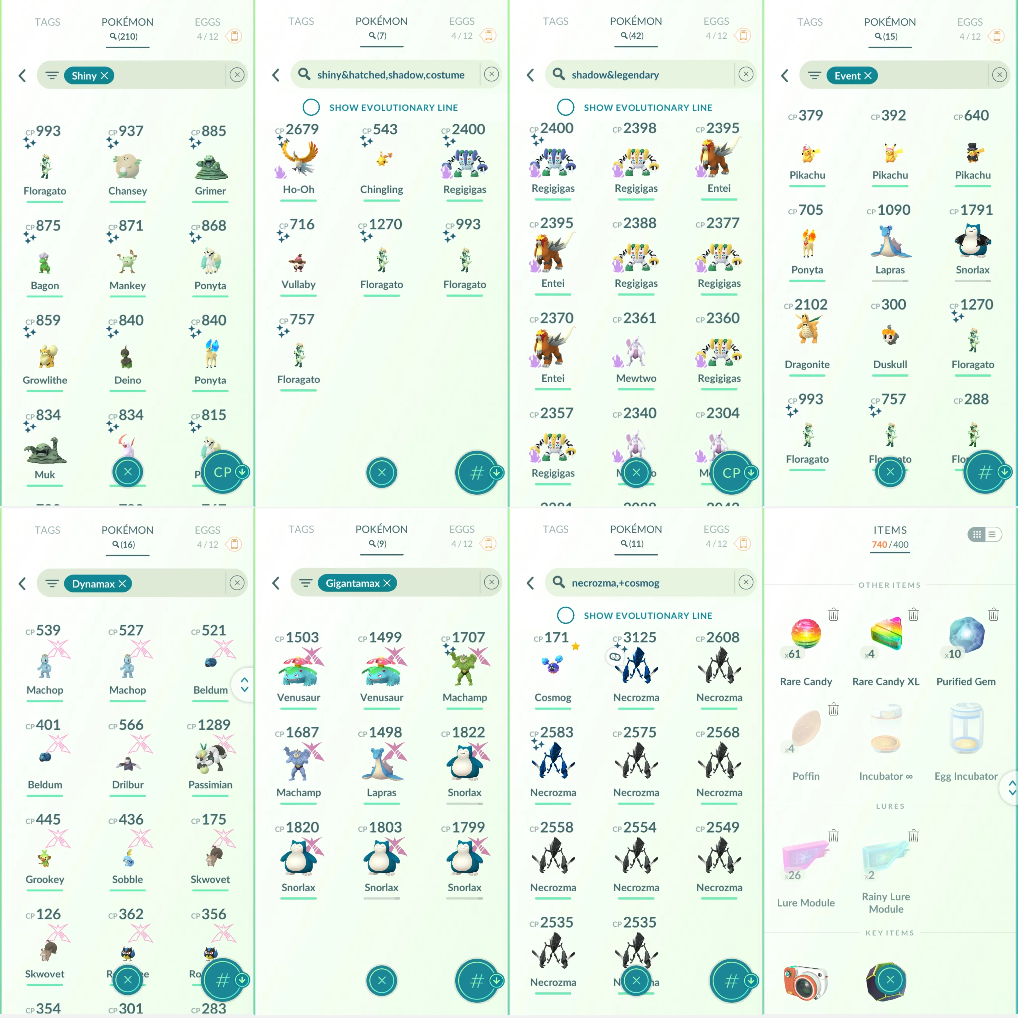 1769 LV46 Shiny Charmeleon Osaka BG Shiny GMax Machamp Shiny: necrozma, beldum, emolga, chingling, shadow ho-oh, registeel