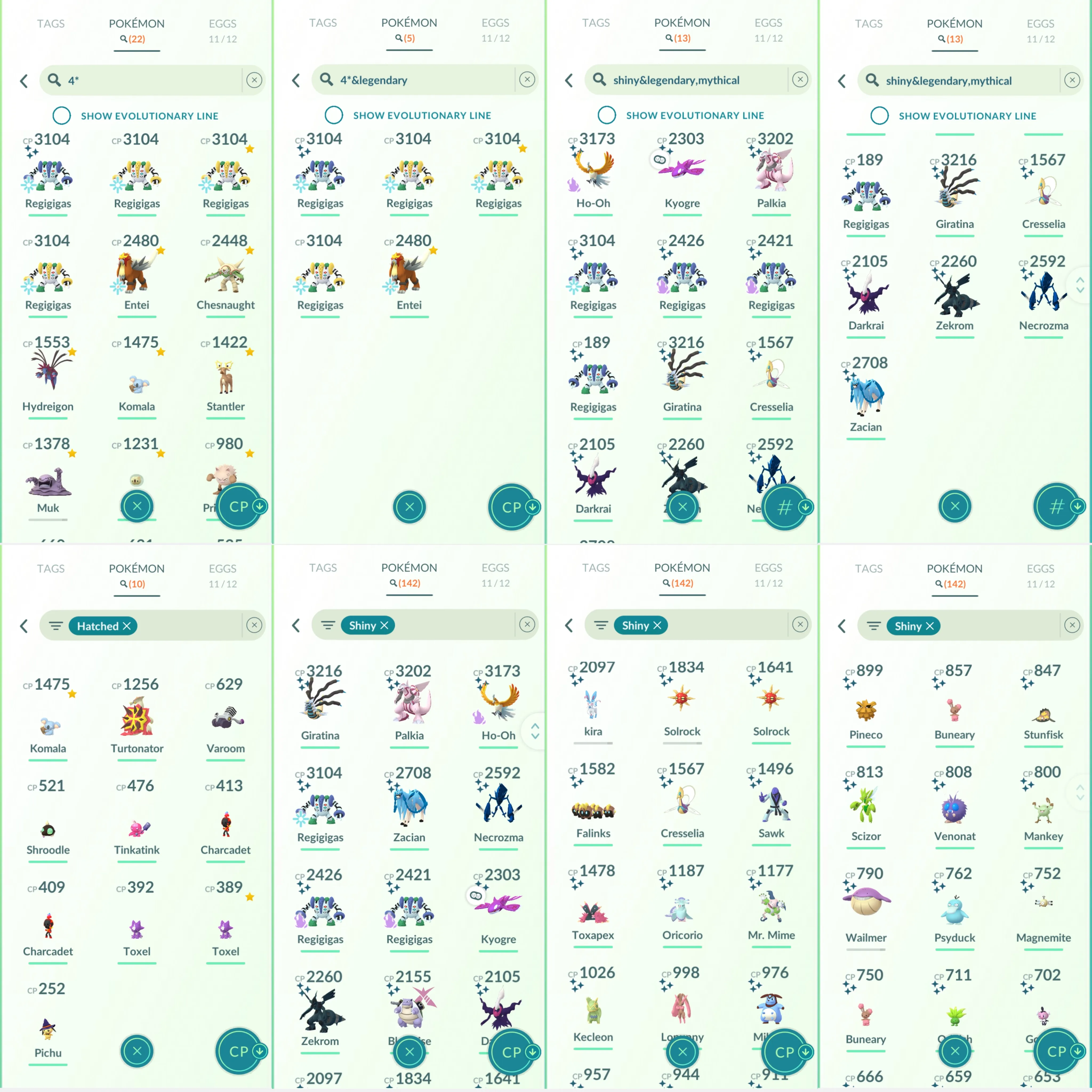 1770 LV46 Shundo Regigigas Shiny Pikachu BG Suita Osaka Shiny GMax Blastoise Shiny Darkrai Shiny Shadow Ho-Oh Shiny: Necrozma