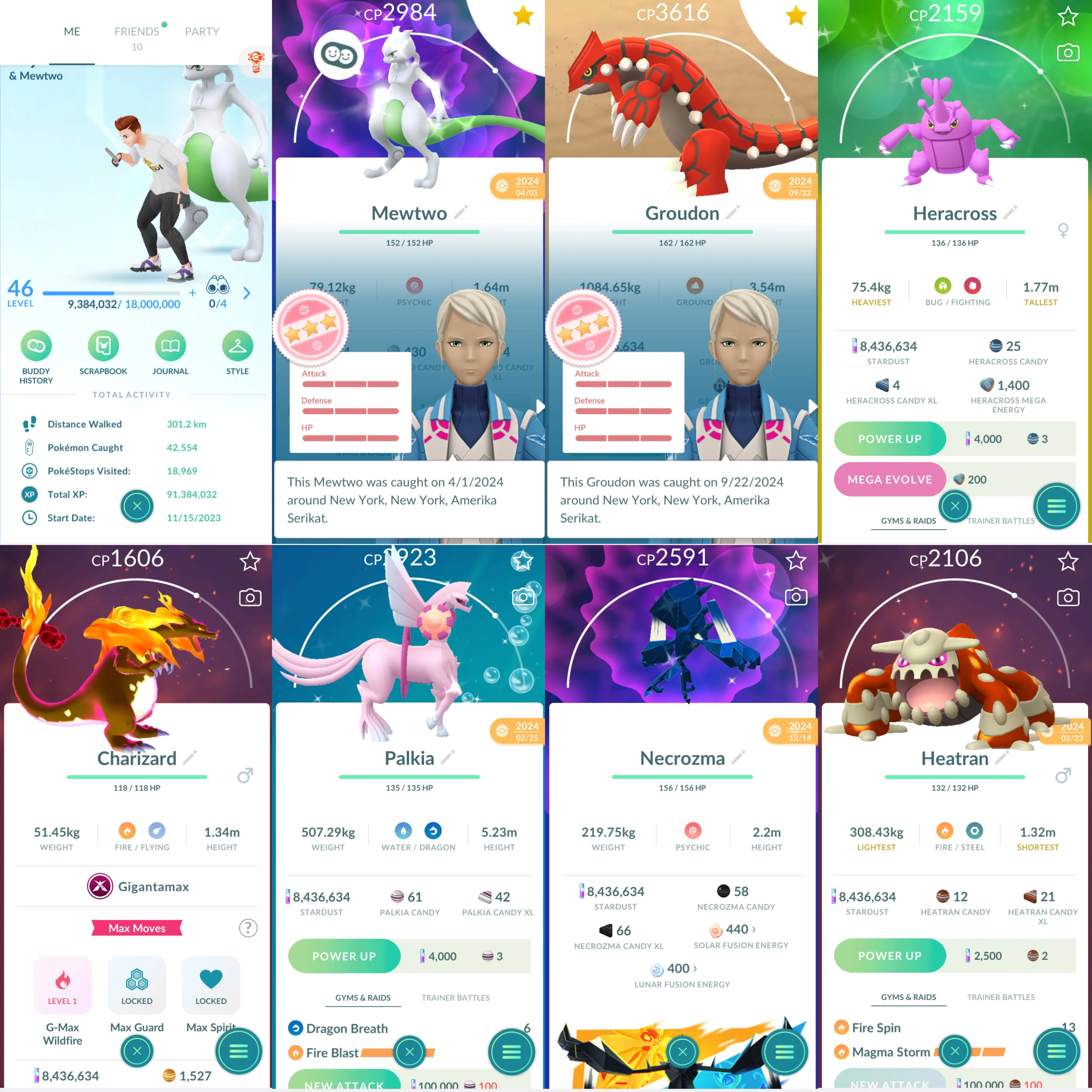 1773 LV46 Shundo Mewtwo Shundo Dusknoir Shiny: Regidrago, Palkia Origin, Necrozma,  Shadow Regigigas, Giratina, Palkia, Regirock