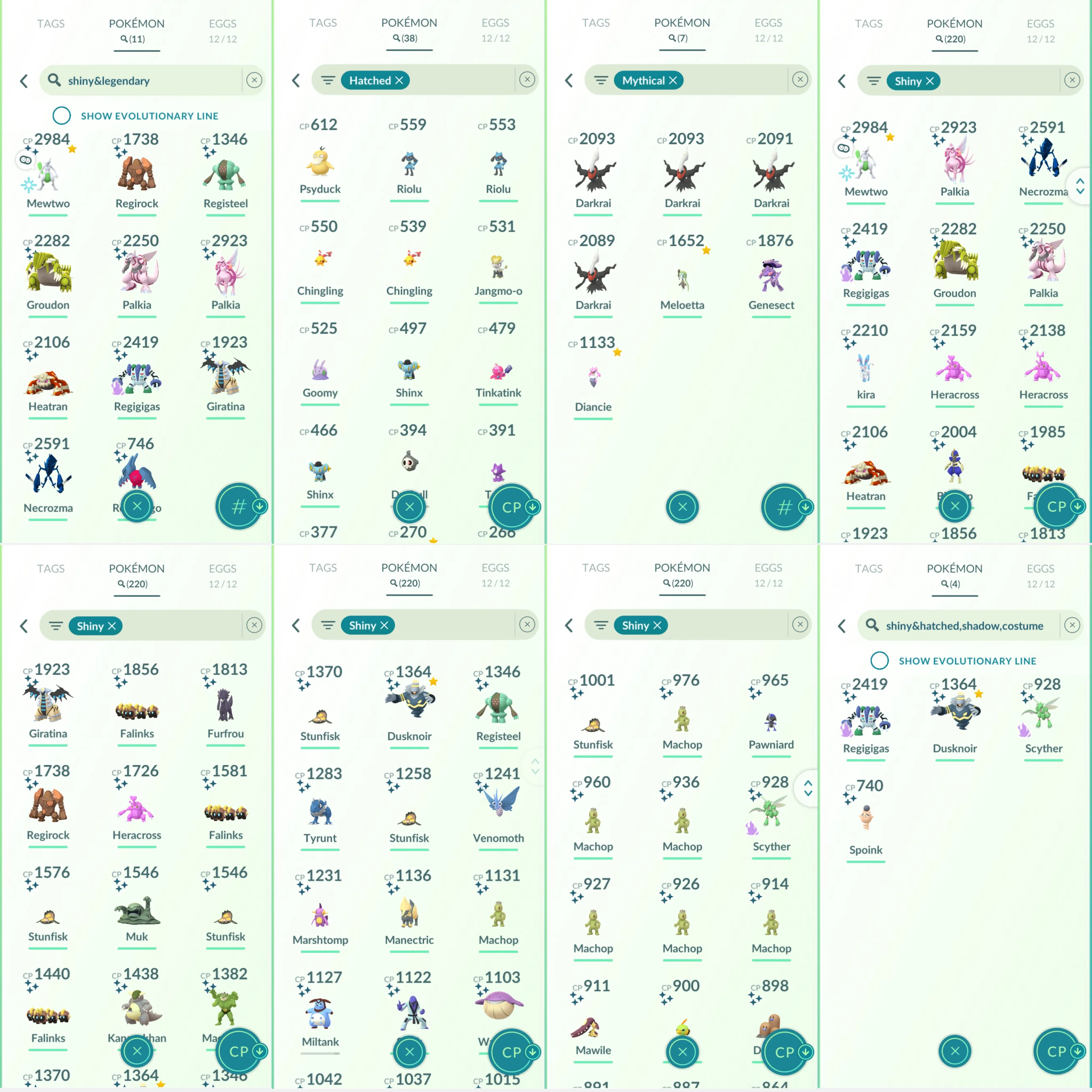 1773 LV46 Shundo Mewtwo Shundo Dusknoir Shiny: Regidrago, Palkia Origin, Necrozma,  Shadow Regigigas, Giratina, Palkia, Regirock
