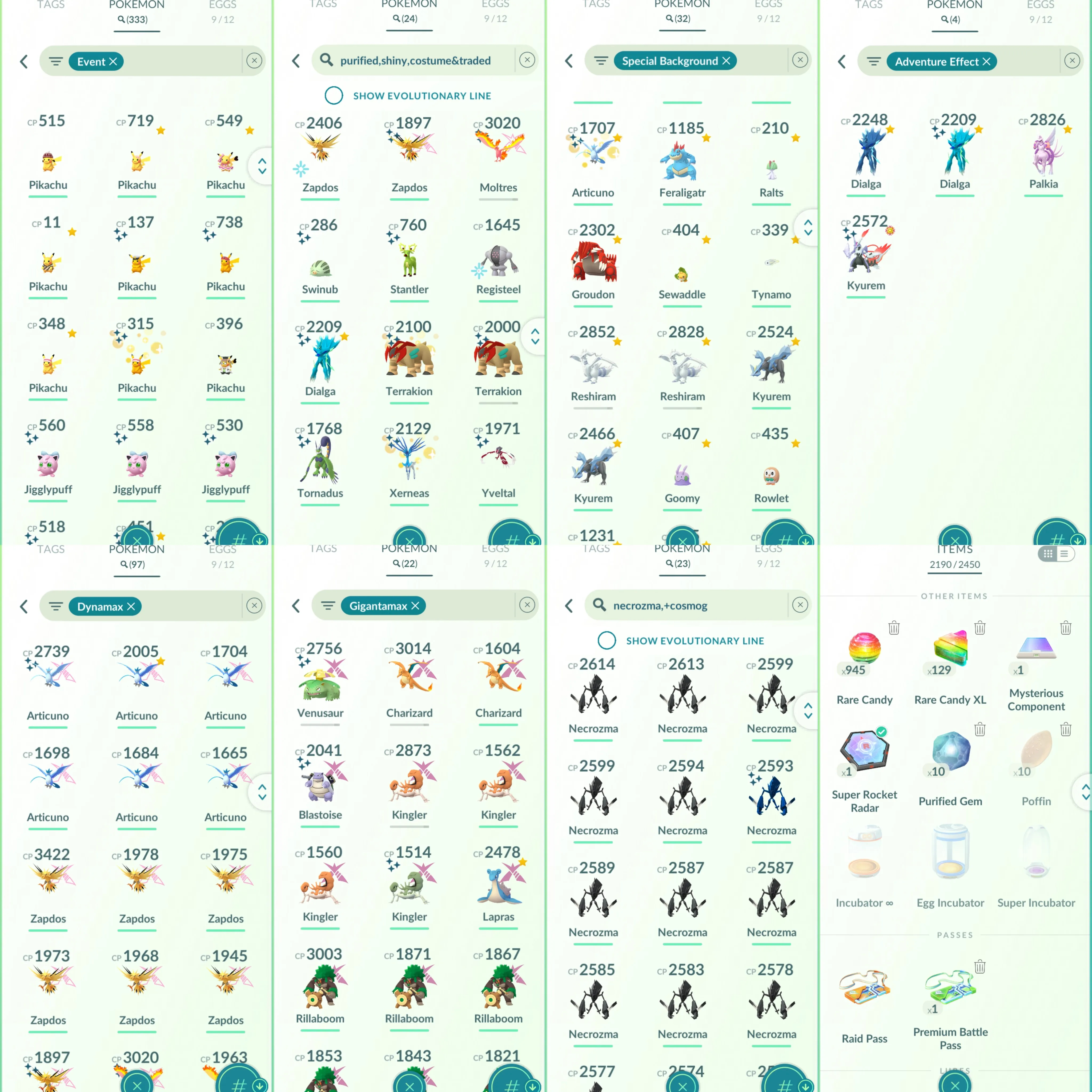 1788 LV50 Nickname Change: OFF RAREST NIKE OUTFIT Shiny Galarian Moltres Shiny White Kyurem Shiny GMax Venusaur