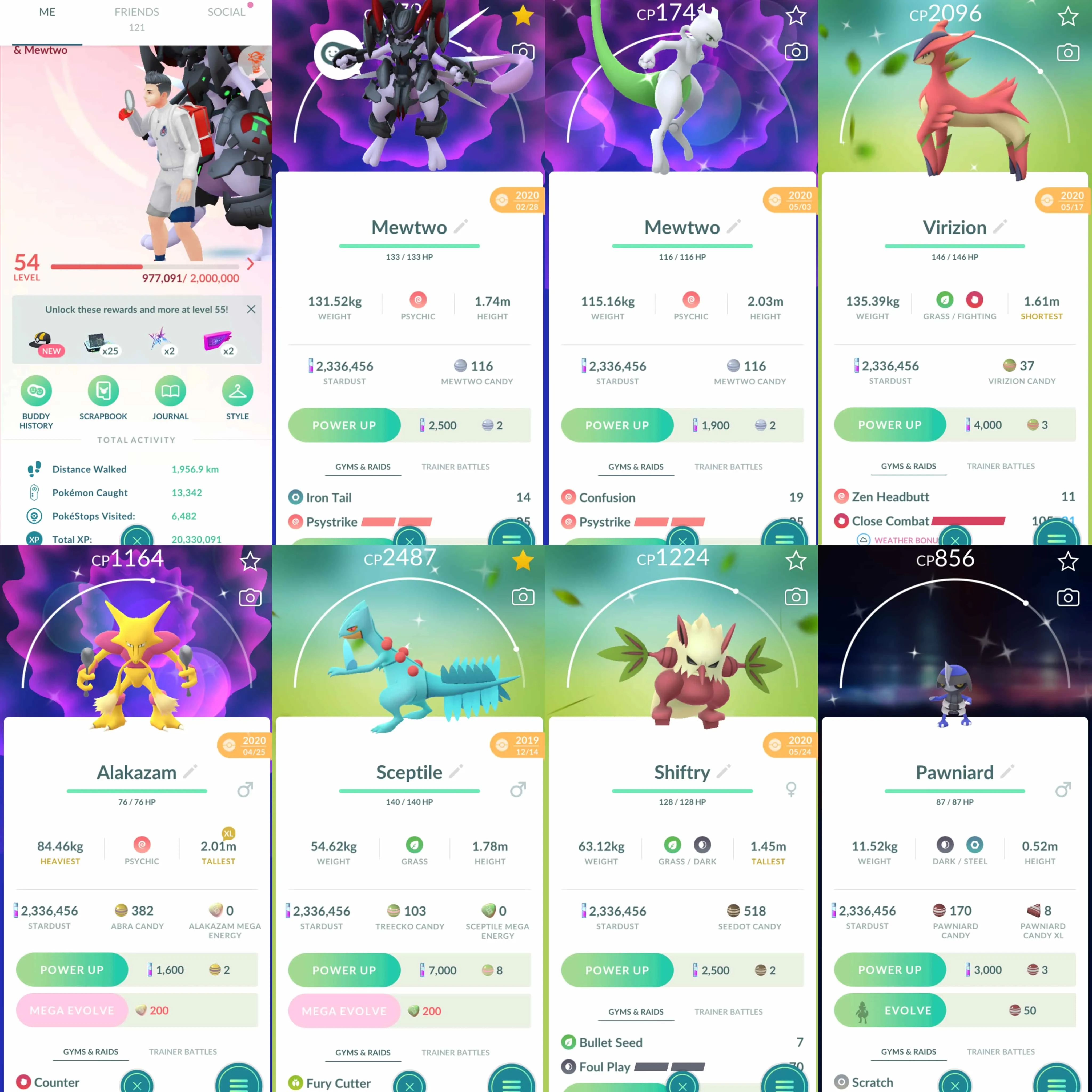 1797 Level 54 2018 Armored Mewtwo x1 tradeable -Year2017-2019 tradeable: 432 Mew Celebi Jirachi Shiny Mewtwo Shiny Virizion Shiny Bonsly