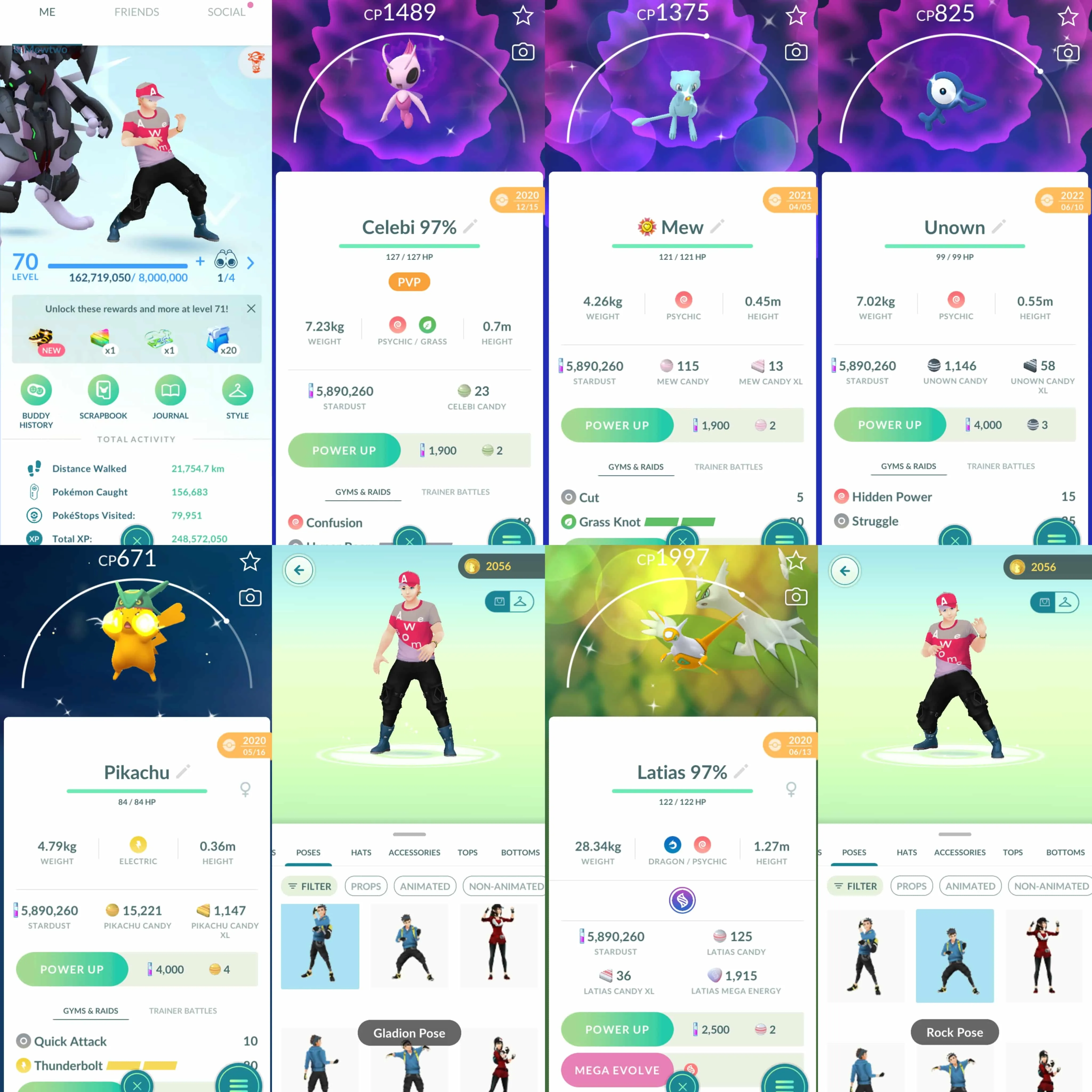 1799 Level 70 2016 Legacy 50 Shiny Mew Armored Mewtwo x1 tradeable Shundo Moltres Shiny Unown F, O Shiny Celebi Shiny Mewtwo Shiny Santa Pikachu Shiny Pikachu Shirt Shiny Flower Crown Eevee Shiny Mime Jr. Shiny Charmander + Bulbasaur Pikachu Visor