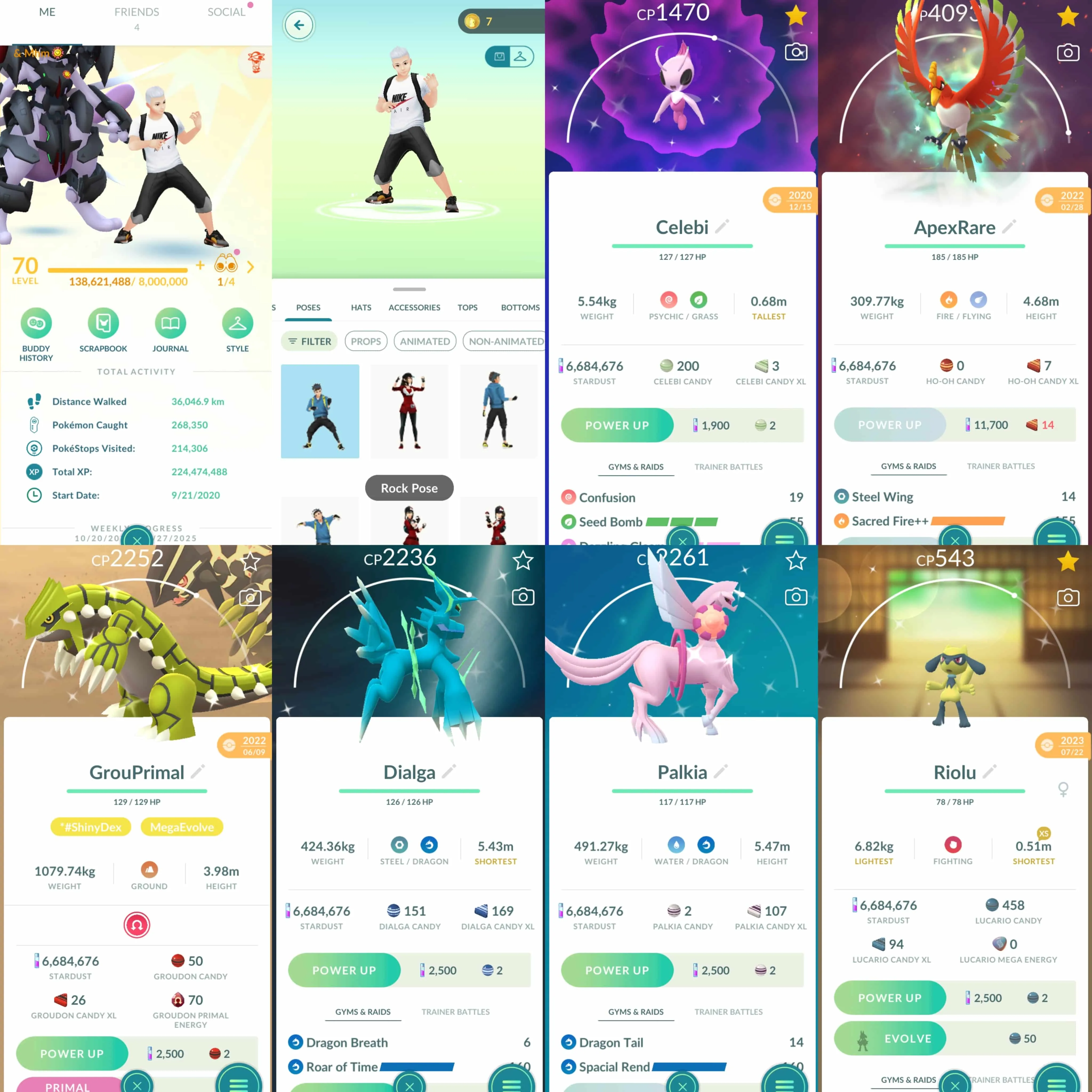 1803 Level 70 Legacy 50 Purified Apex Ho-Oh Armored Mewtwo x1 (from trade) RAREST NIKE OUTFIT Rock Pose Shiny Mega: Charizard, Venusaur, Beedrill, Ampharos, Steelix, Scizor, Houndoom, Blaziken, Swampert, Gardevoir, Aggron, Altaria