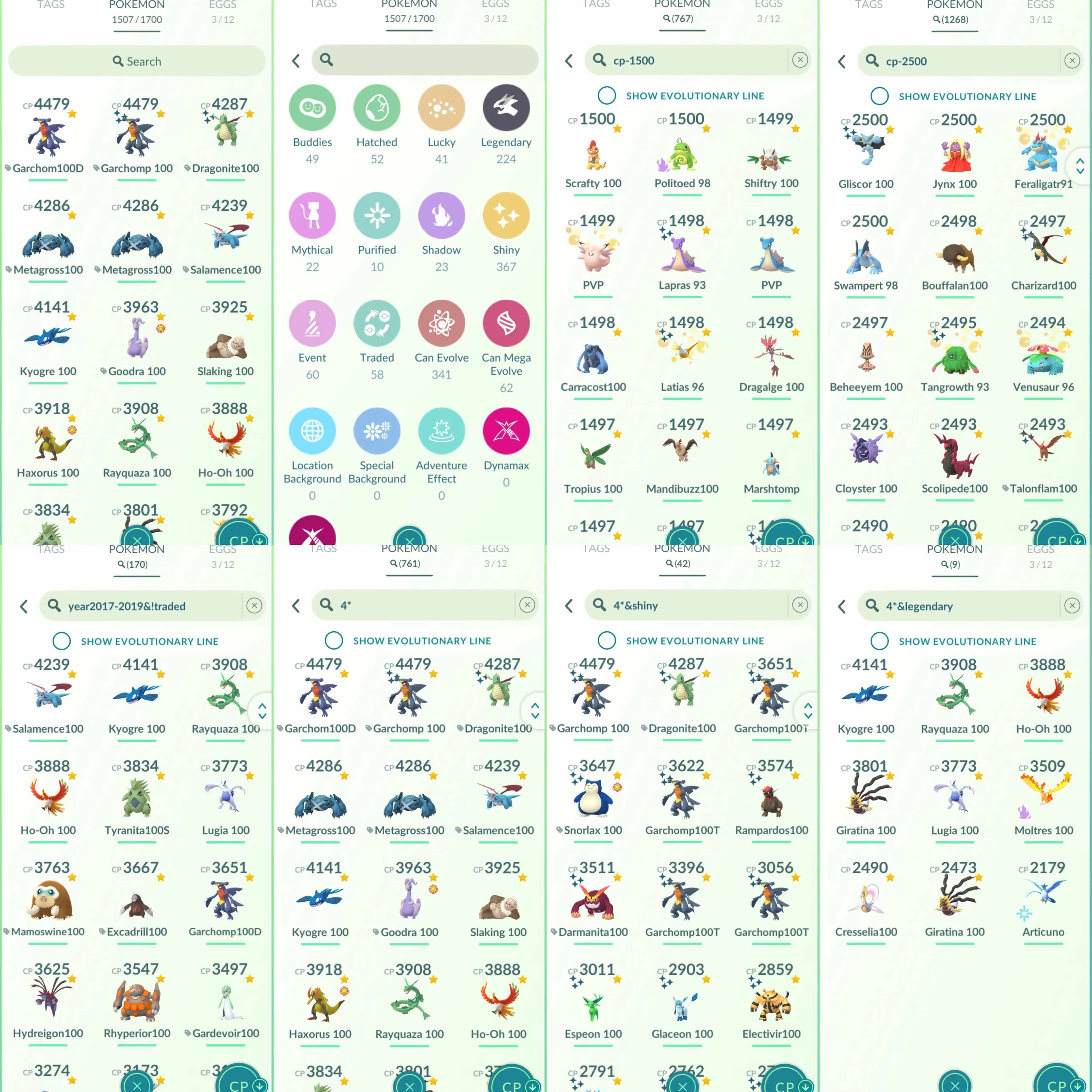 1807 Level 70 2018 Legacy 50. Shiny Mew Shiny Mewtwo Armored Mewtwo x1 tradeable Clone Venusaur x1 tradeable Shundo Mega Charizard Shundo Mega Altaria Rayquaza100 Shadow Moltres100 Kyogre100 Lugia100 Giratina100-2 Cresselia100