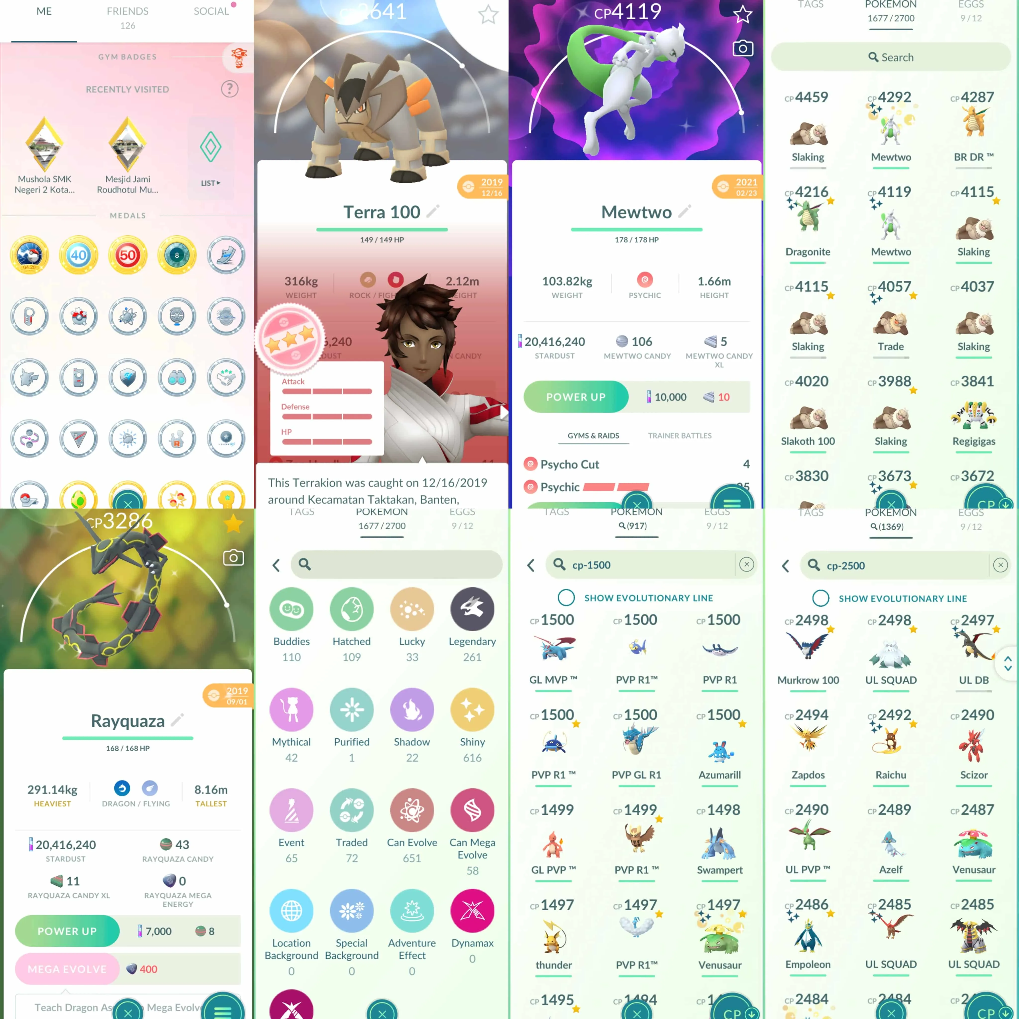 1808 Level 70 Legacy 50 2016. Armored Mewtwo x5 tradeable Clone Charizard x1 (from trade) Clone Venusaur x2 (1 tradeable, 1 from trade) Clone Blastoise x1 (lucky from trade) Shiny Mewtwo Shiny Rayquaza (traded) Shundo Mega Charizard Shundo Mega Gengar