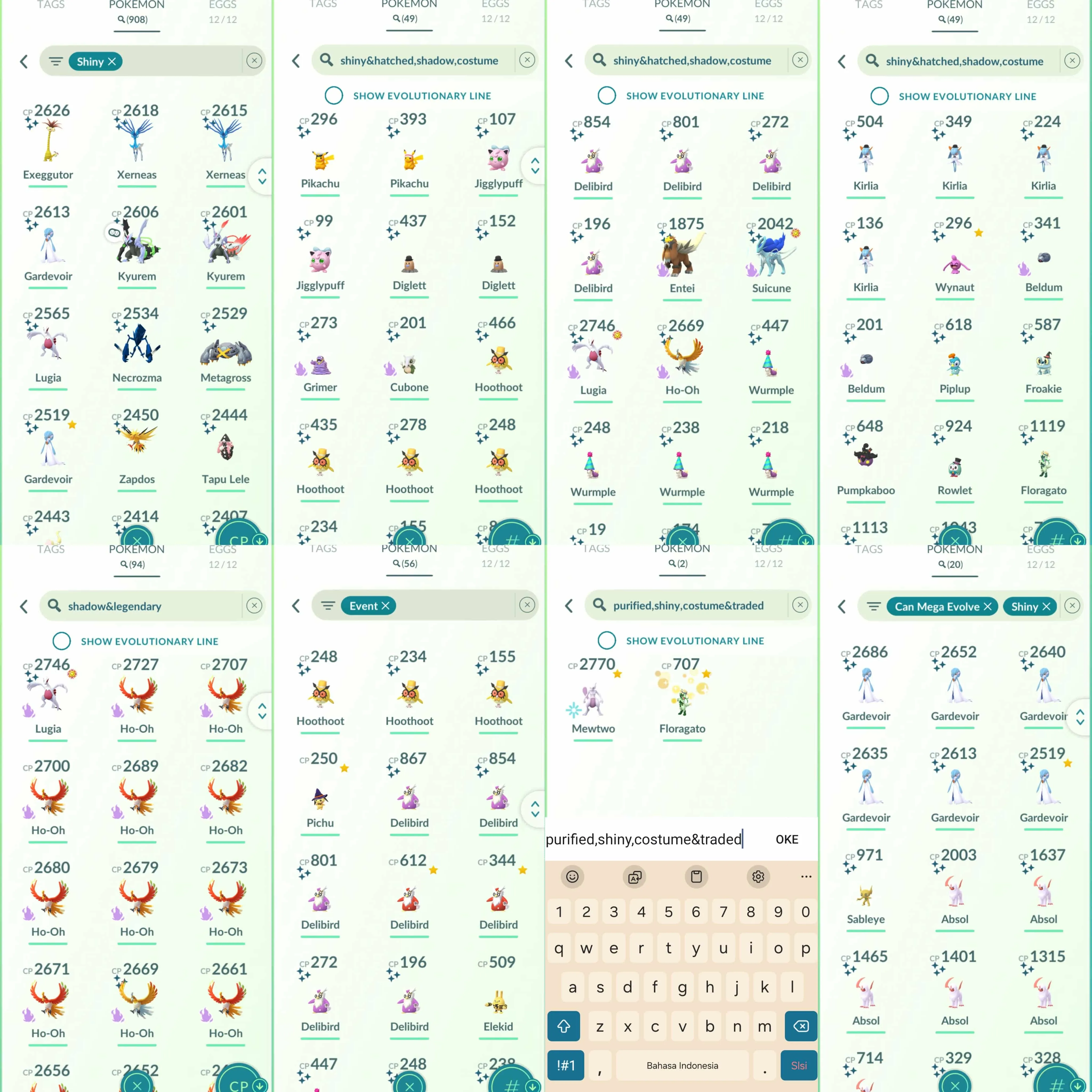 1822 Level 70 Legacy 50. Shiny White Kyurem BG with Ice Burn Shiny Black Kyurem DMax Moltres IV 100 Entei100 Shiny Captain Pikachu Shiny Mega: Gardevoir, Sableye, Absol, Gallade